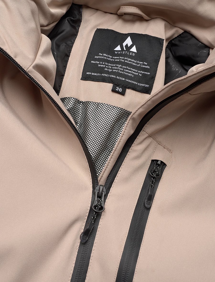 Whistler - Jada W Stretch Ski Jacket W-PRO 150 - suusariietus - simply taupe - 2