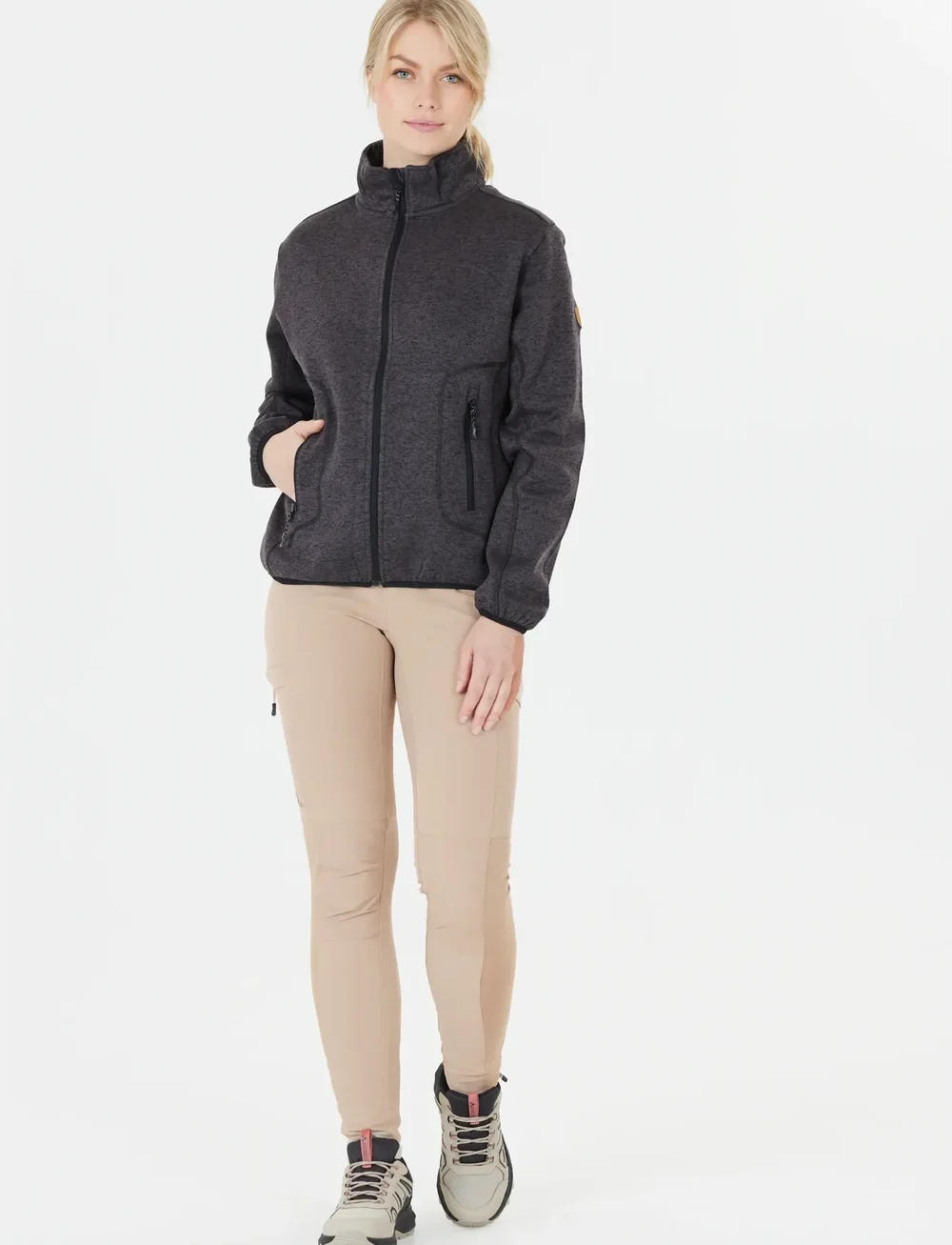 Whistler - Davina W Outdoor Pant - bikses āra aktivitātēm - simply taupe - 0