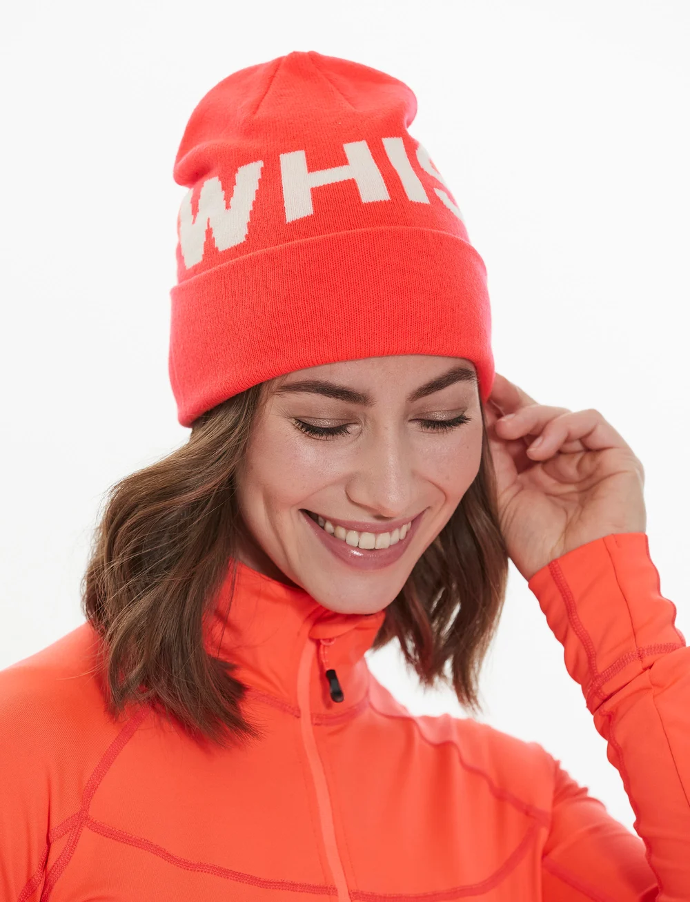 Whistler - Remee Unisex Beanie - mützen - fiery coral - 3