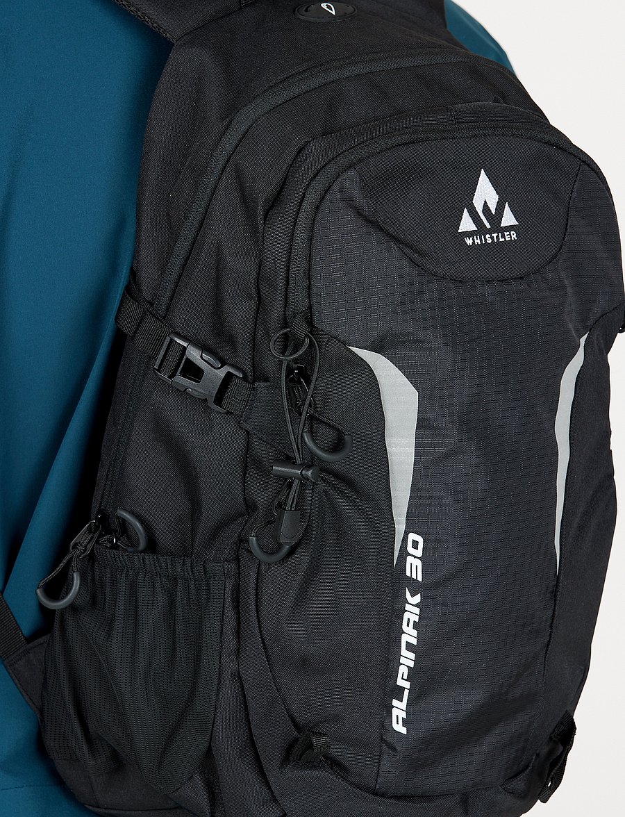 Whistler - Alpinak 30L Backpack - sportinės kuprinės - black - 0