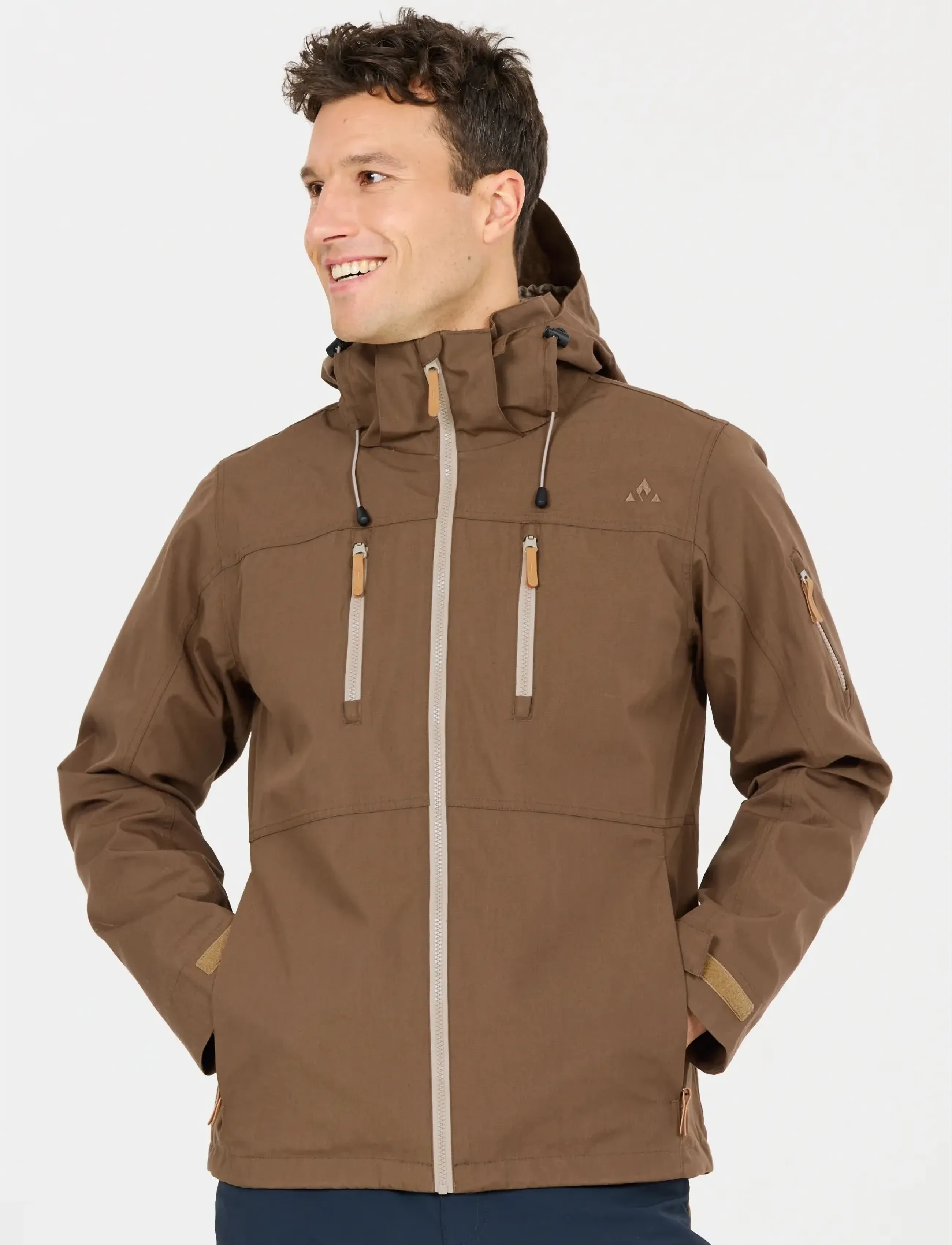 Whistler Downey M Jacket W-Pro 10000, S, Brown, Sport Jackets > Sport Outdoor Jackets, Herre