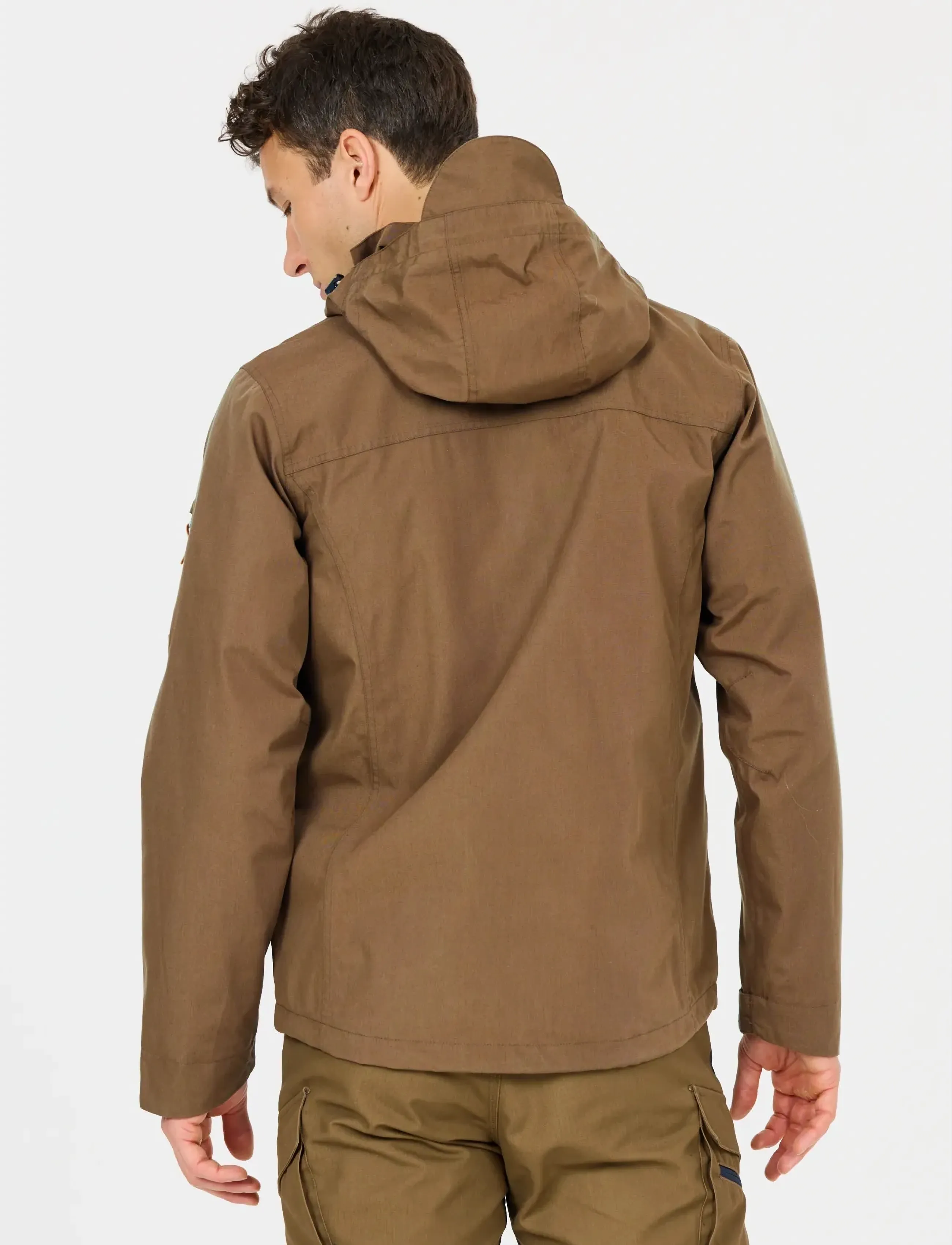 Whistler - Downey M Jacket W-PRO 10000 - frilufts- & regnjakker - teak - 3