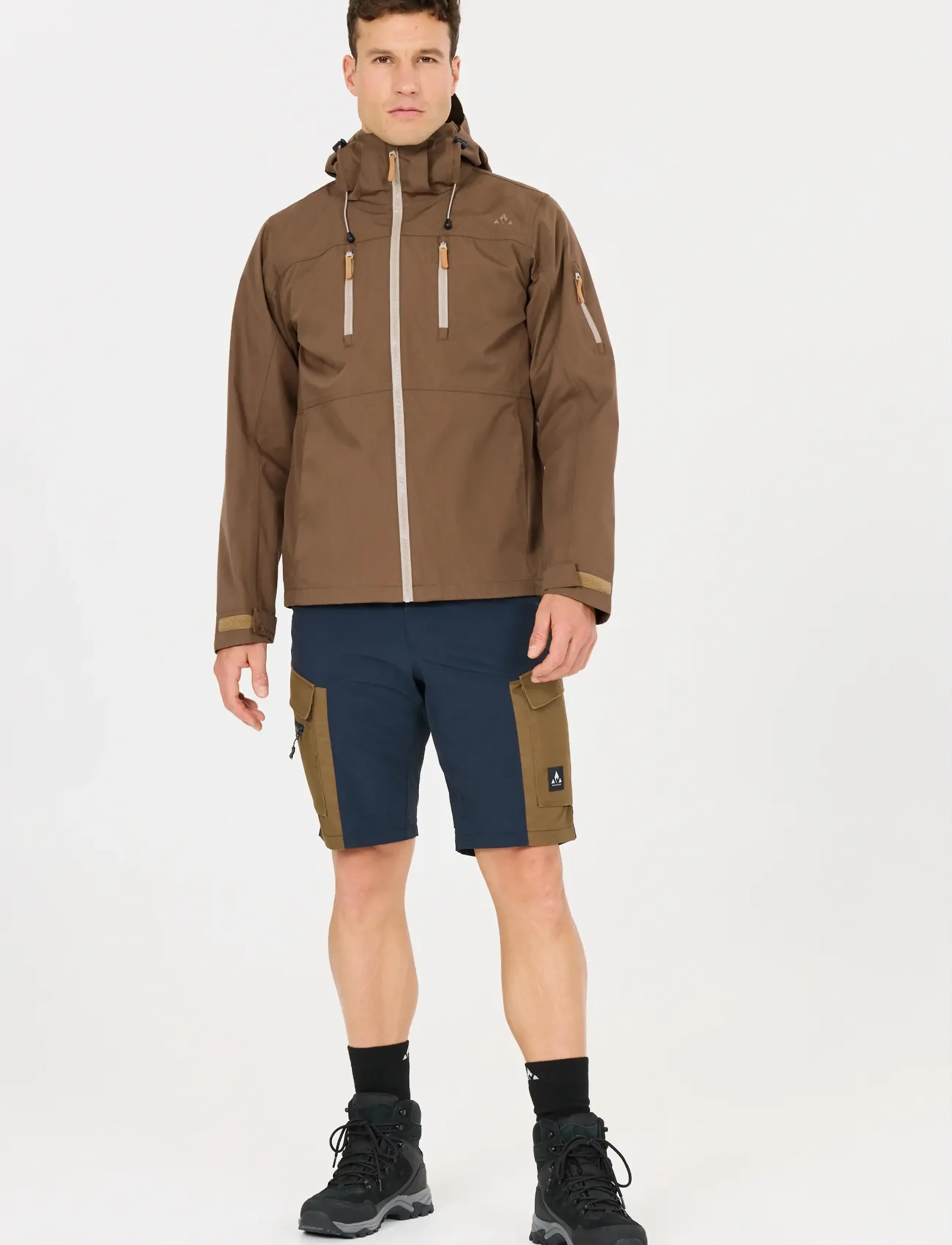 Whistler - Downey M Jacket W-PRO 10000 - frilufts- & regnjakker - teak - 4