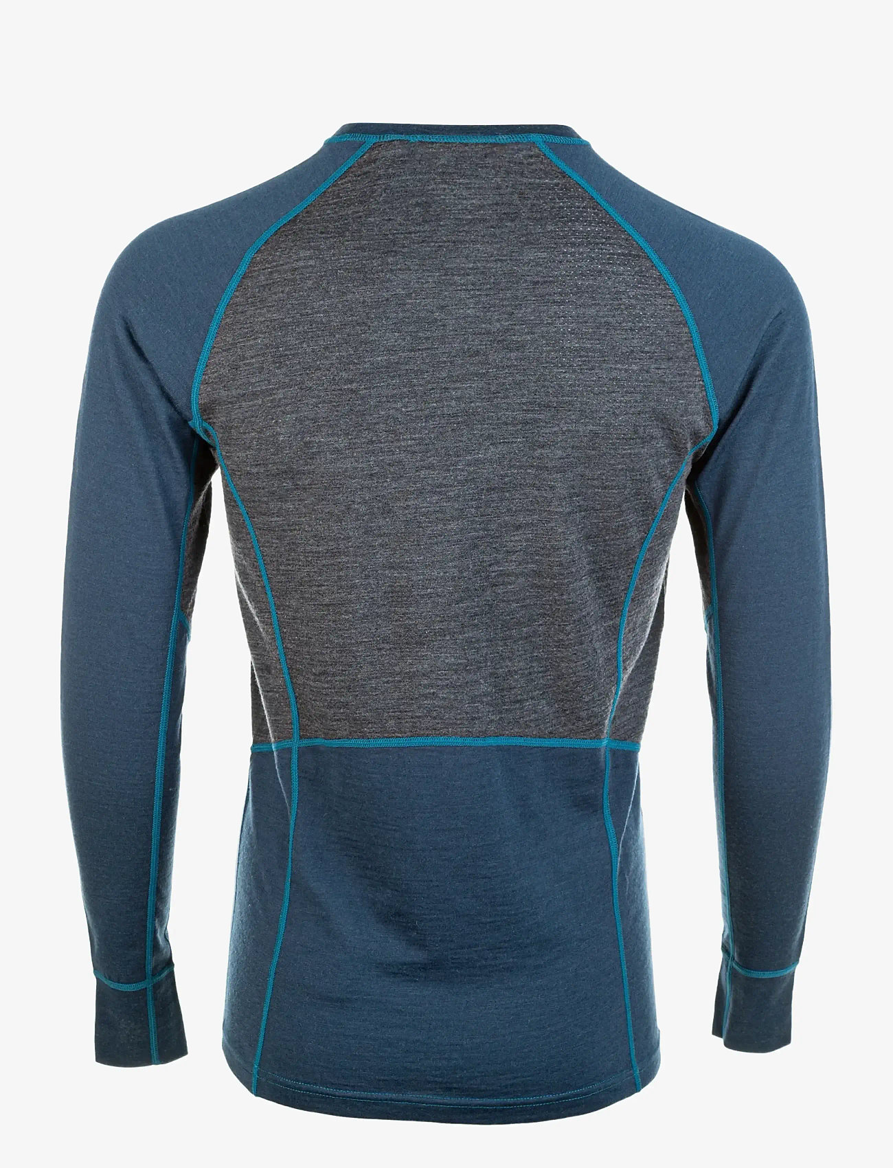 Whistler - Lapas M L-S Wool Mesh Baselayer Tee - funktionsunterwäsche - oberteile - navy blazer - 1