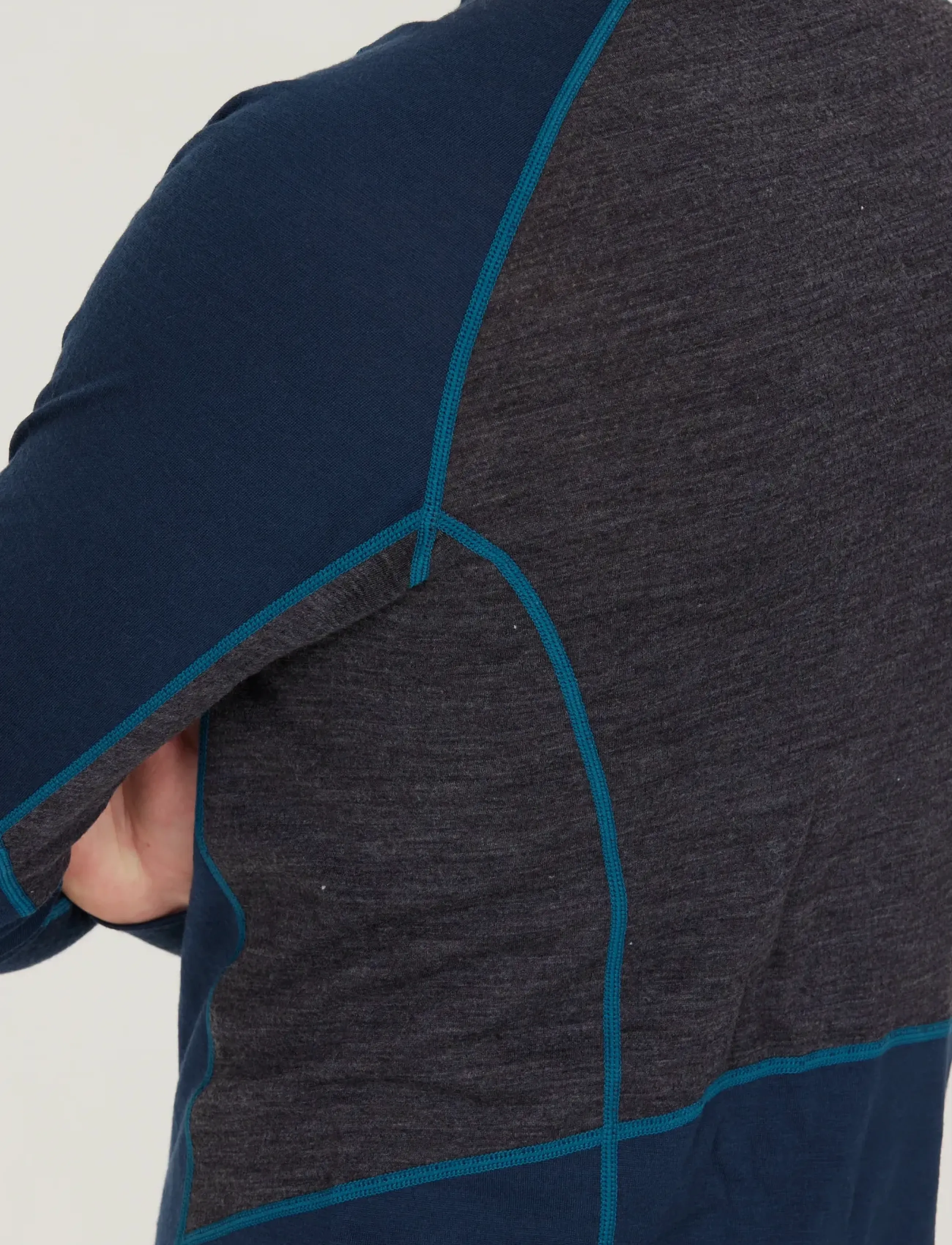 Whistler - Lapas M L-S Wool Mesh Baselayer Tee - navy blazer - 5
