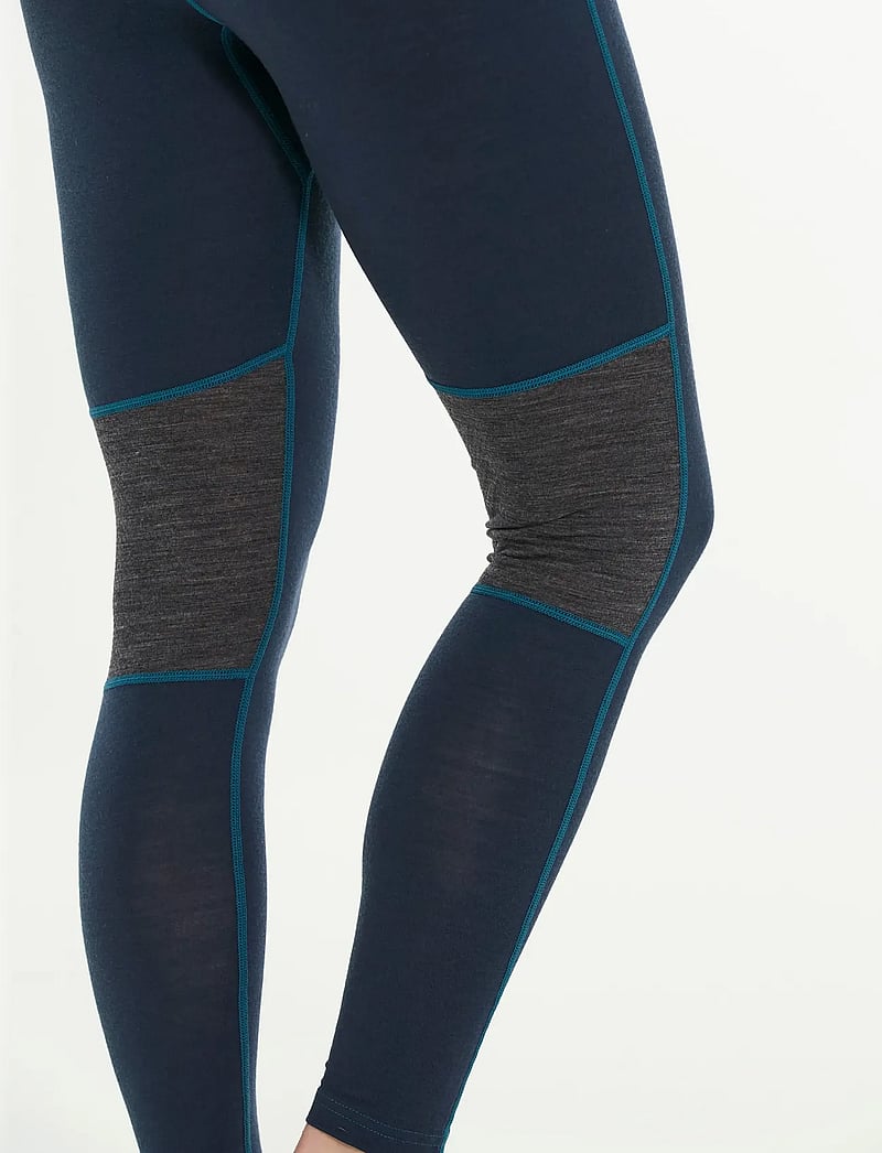 Whistler - Lapas W Wool Mesh Baselayer Pants - underställsbyxor - navy blazer - 5