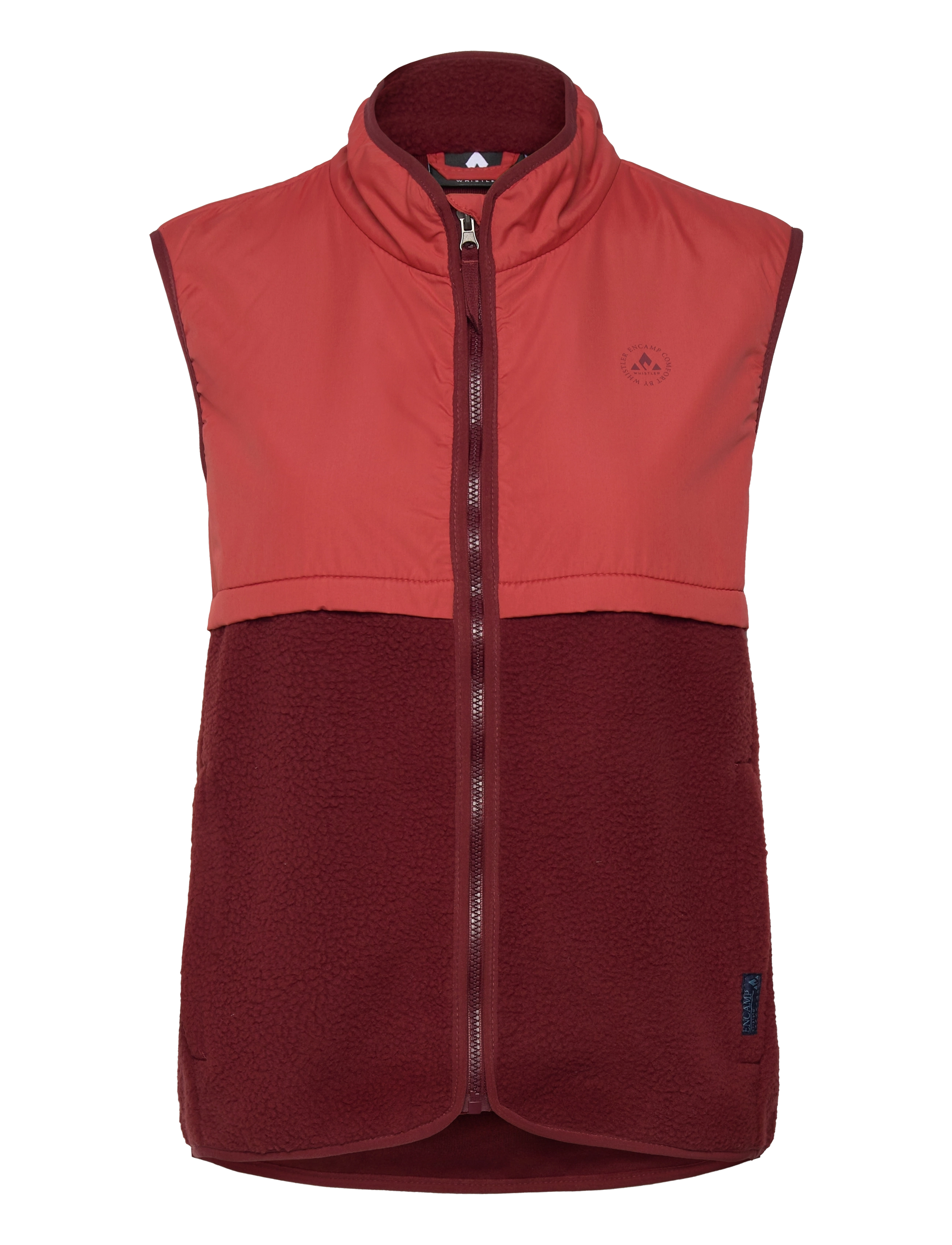 Whistler - Oak W Teddy Vest - madder brown - 1