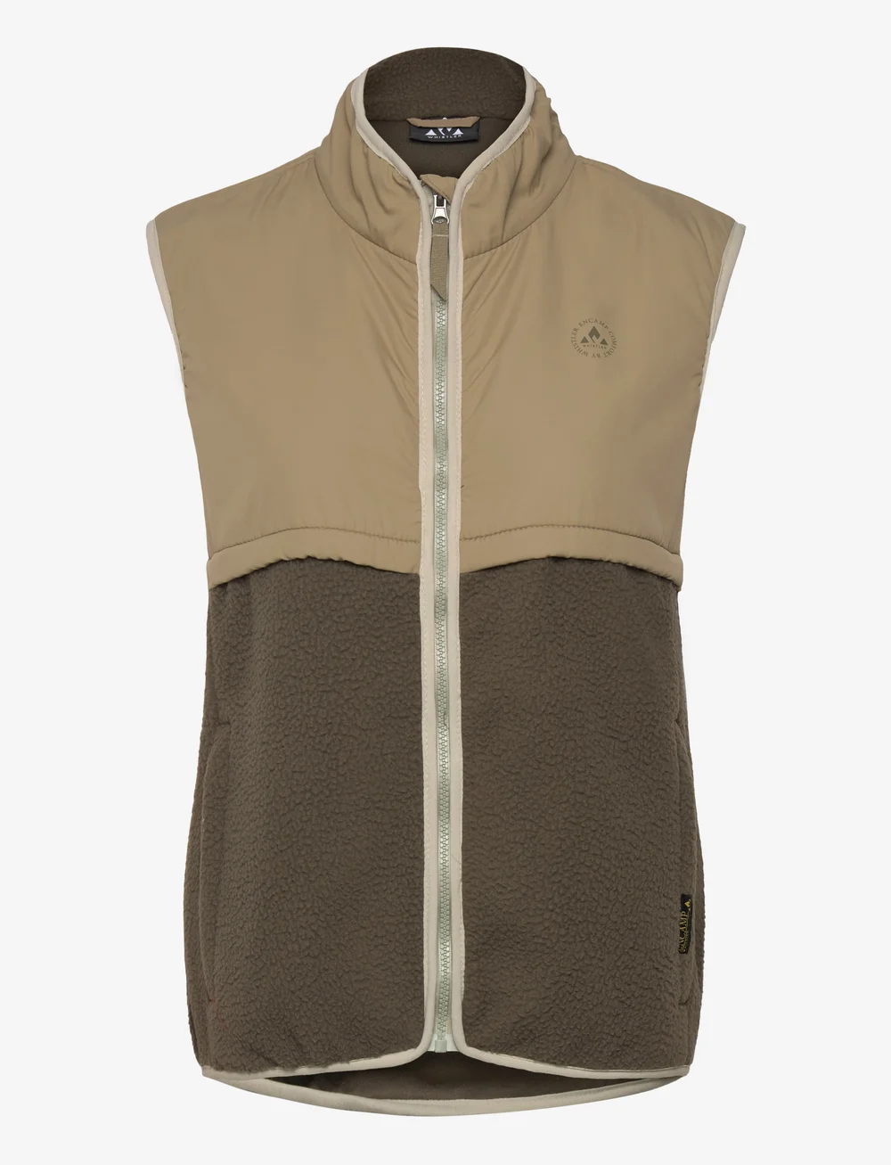 Whistler - Oak W Teddy Vest - outdoor - tarmac - 1