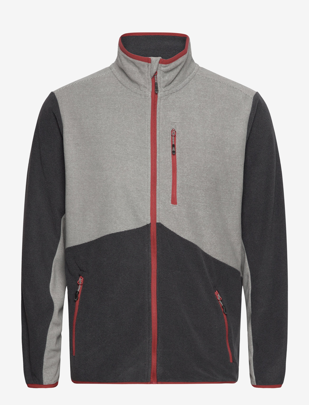 Whistler Greyson M Fleece Jacket - Kleidung - ASPHALT / grey