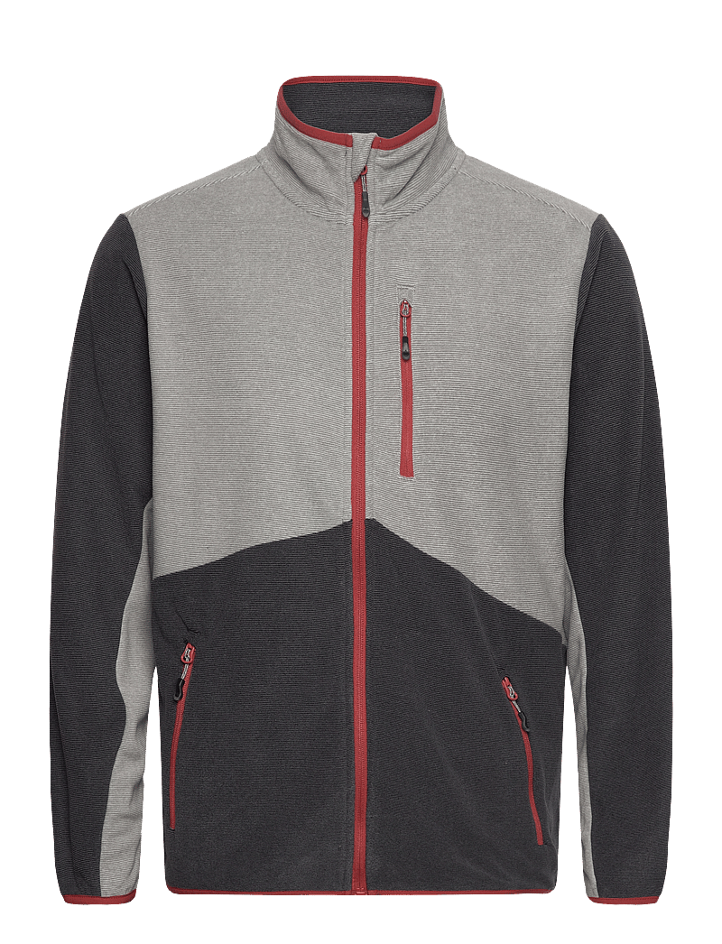 Whistler - Greyson M Fleece Jacket - fleece & midlayer - asphalt - 1
