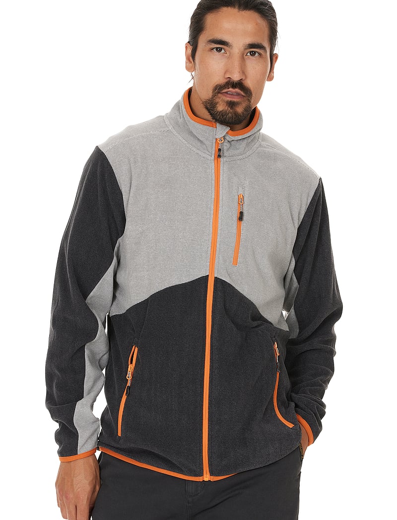 Whistler - Greyson M Fleece Jacket - fleece & midlayer - asphalt - 0