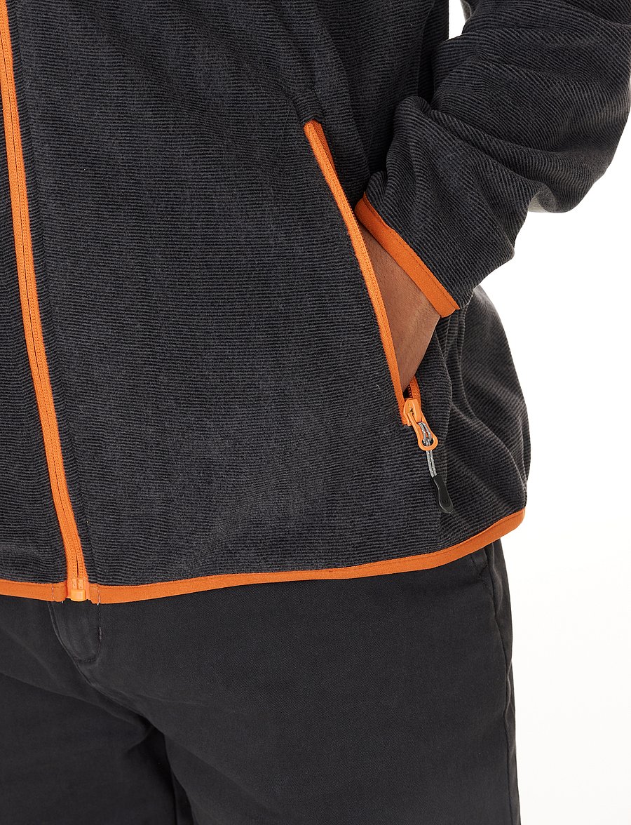 Whistler - Greyson M Fleece Jacket - fleece & mellanlager - asphalt - 5