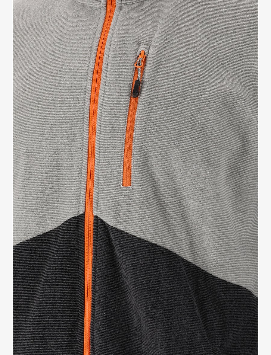 Whistler - Greyson M Fleece Jacket - fleece & mellanlager - asphalt - 3