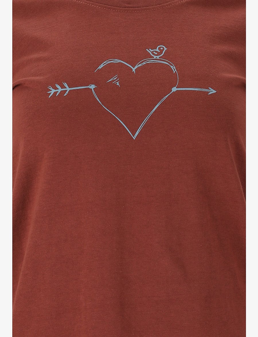 Whistler - Subby W S-S Tee - alussärgid ja t-särgid - henna - 3