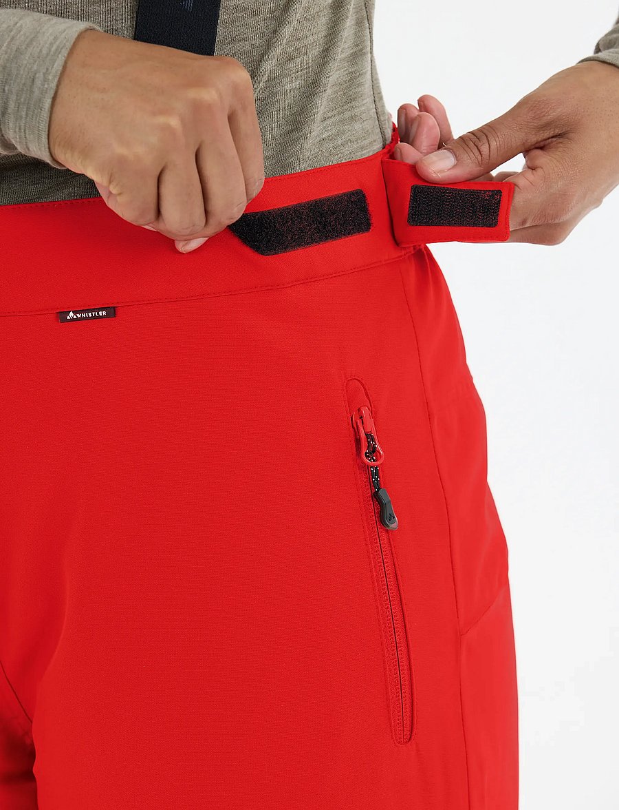 Whistler - Drizzle W Ski Pant W-Pro 10000 - skitøj - true red - 4
