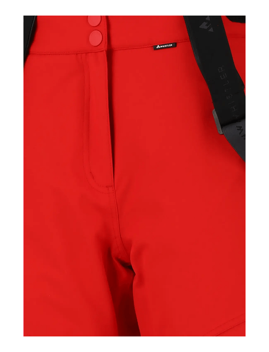 Whistler - Drizzle W Ski Pant W-Pro 10000 - skitøj - true red - 3