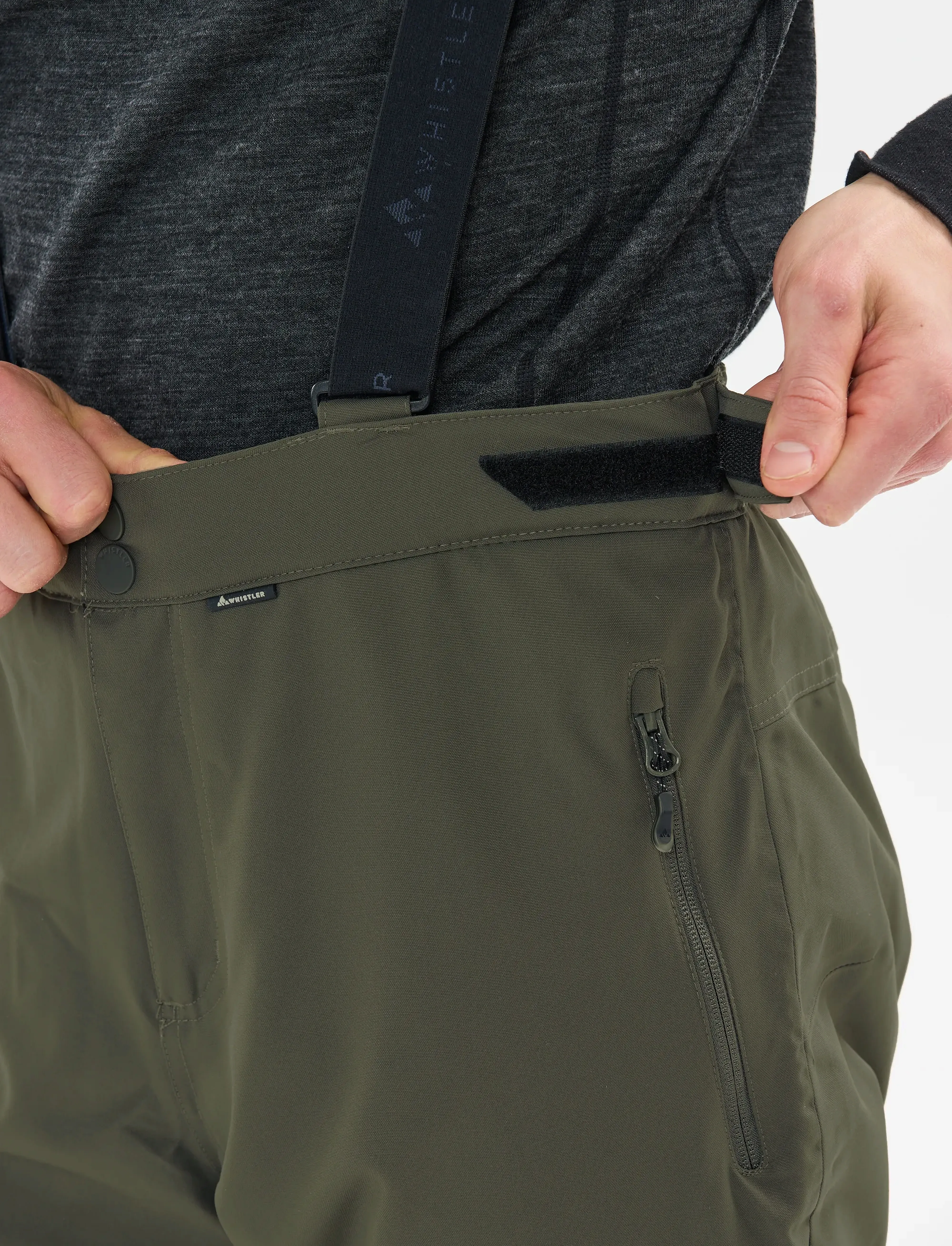 Whistler - Drizzle M Ski Pant W-Pro 10000 - suusapüksid - black ink - 0