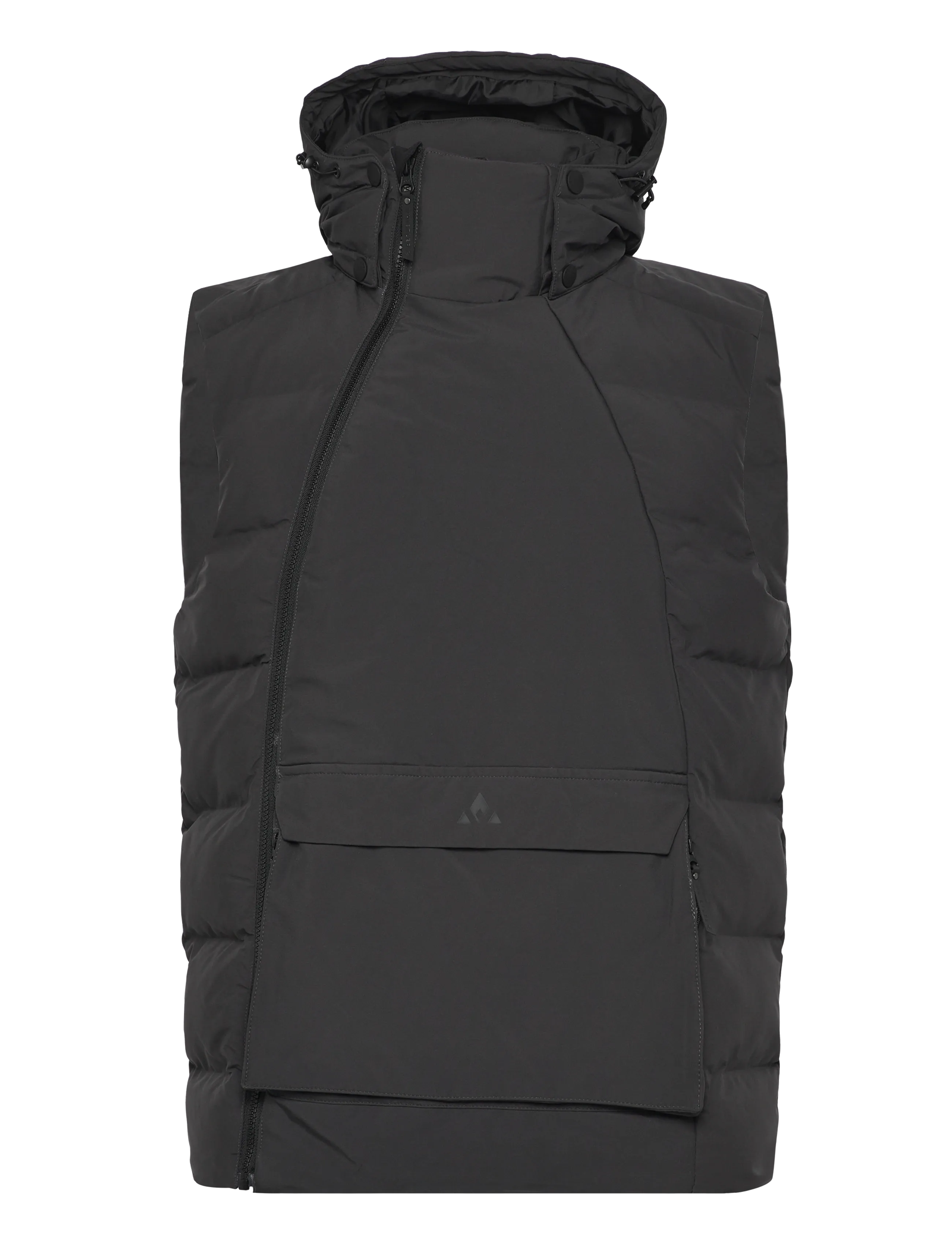 Whistler Acid M Puffer Vest, Mænd, Hætte Puffer Vest, Sort, Str: M
