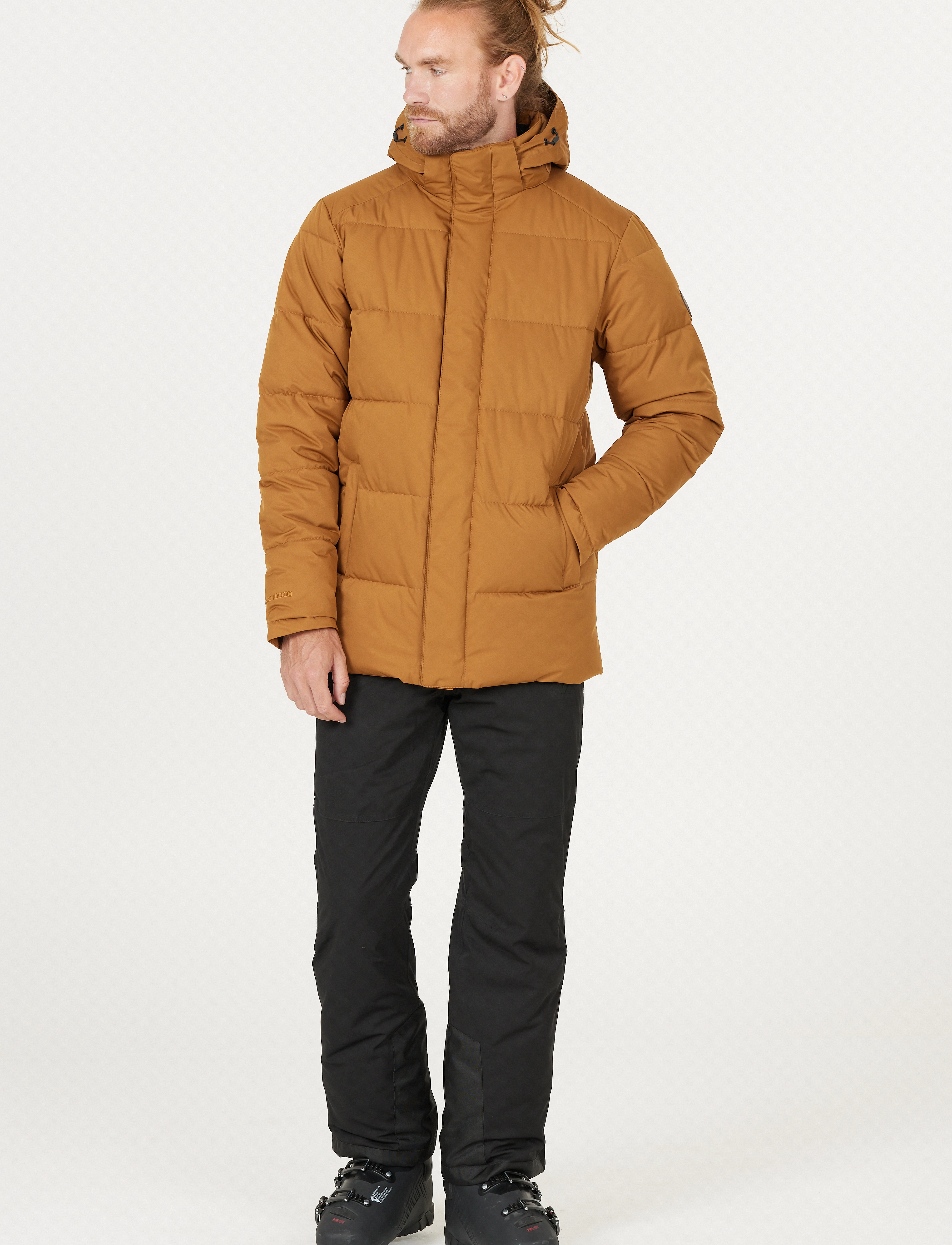 Whistler - Atlas M Long Puffer Ski Jacket W-Pro 10000 - rubber - 5