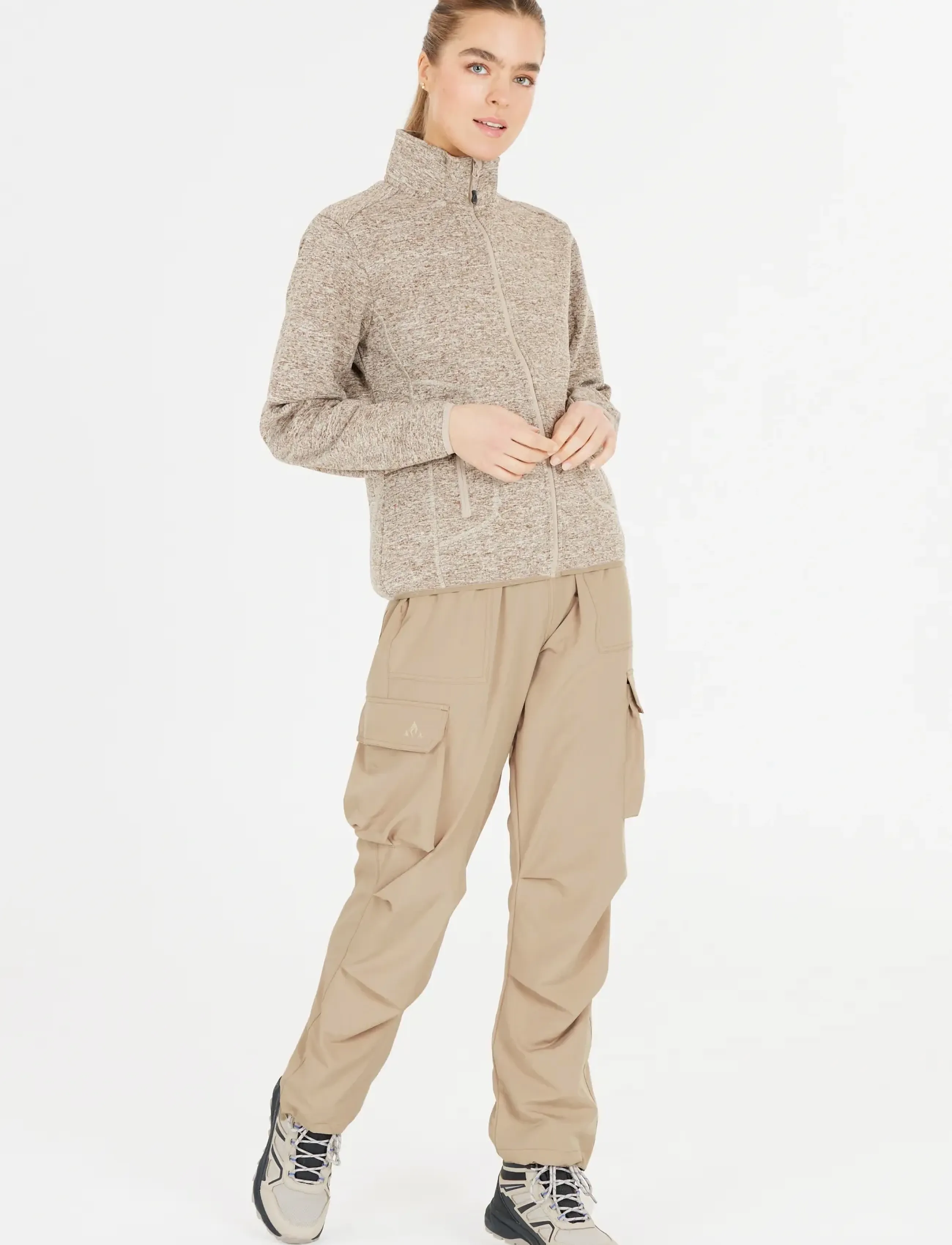 Whistler Russet W Outdoor Track Pants, 44, Beige, Sport Overtøj > Sport Outdoor Pants, Dame