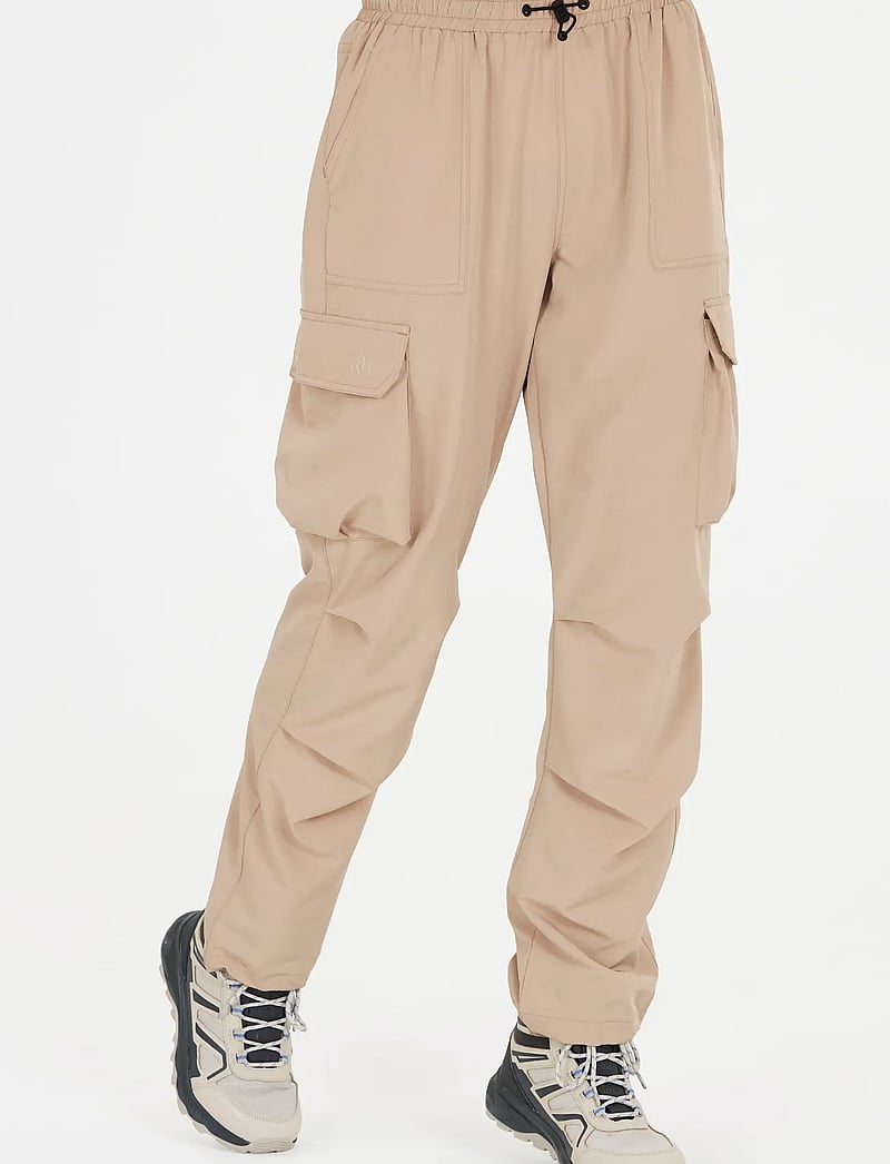 Whistler - Russet W Outdoor Track Pants - training pants - simply taupe - 4