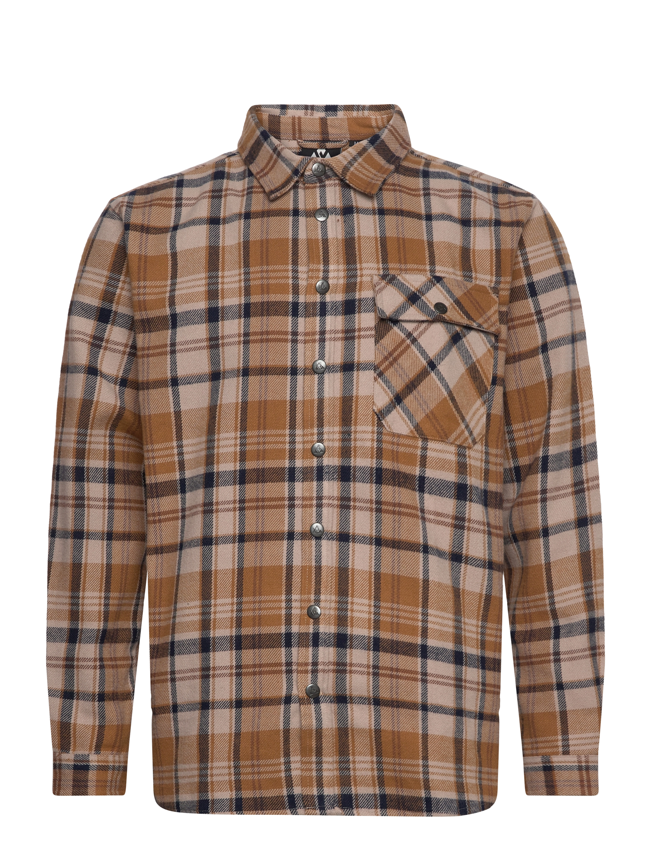 Whistler - Wolfhard M Checked Fleece Shirt - simply taupe - 1