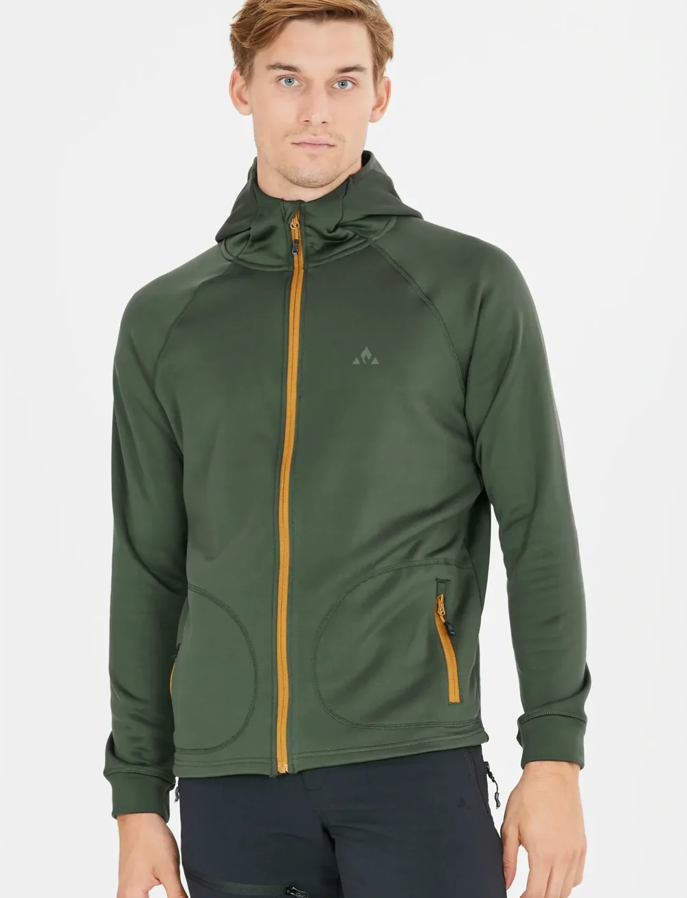Whistler - Tracker M Powerstretch Hood Fleece - flīsa un siltās jakas - deep forest - 4