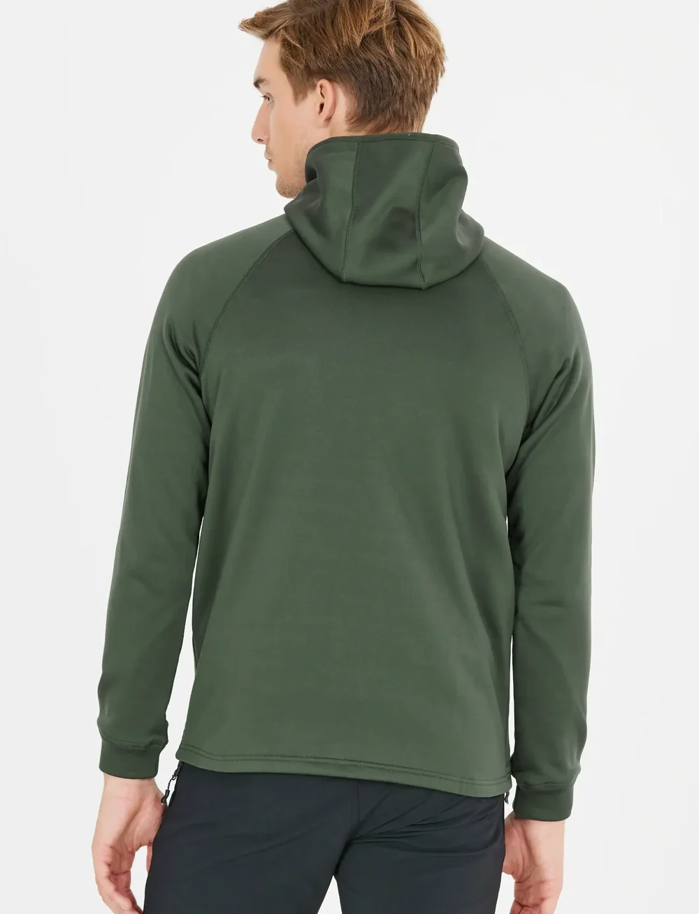 Whistler - Tracker M Powerstretch Hood Fleece - flīsa un siltās jakas - deep forest - 5