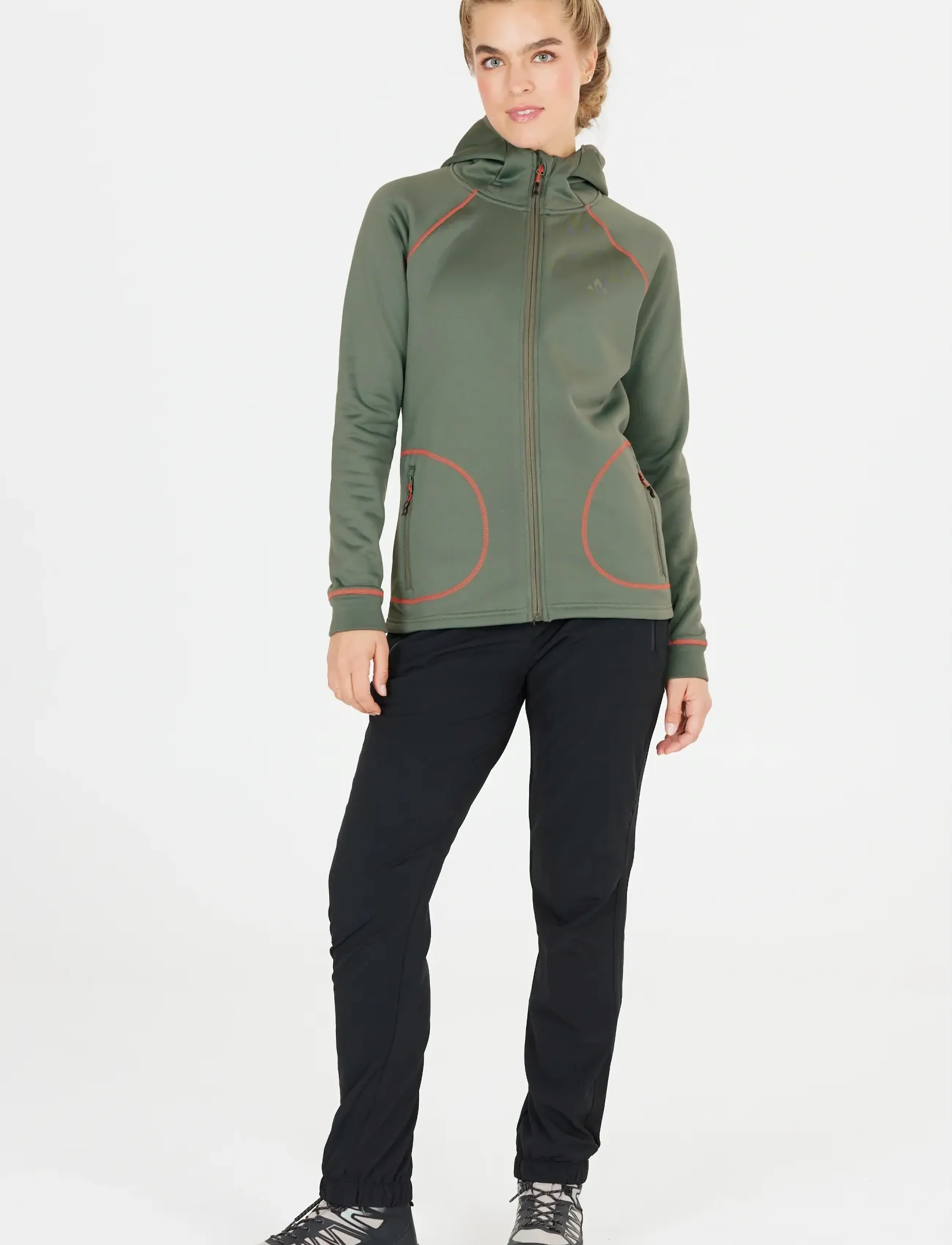 Whistler - Tracker W Powerstretch Hood Fleece - oberteile - laurel wreath - 4