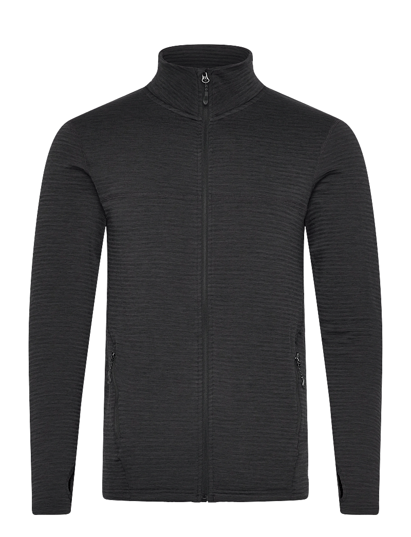 Whistler - Nevados M Full Zip Midlayer - flisiniai ir viršutiniai drabužiai - phantom - 0