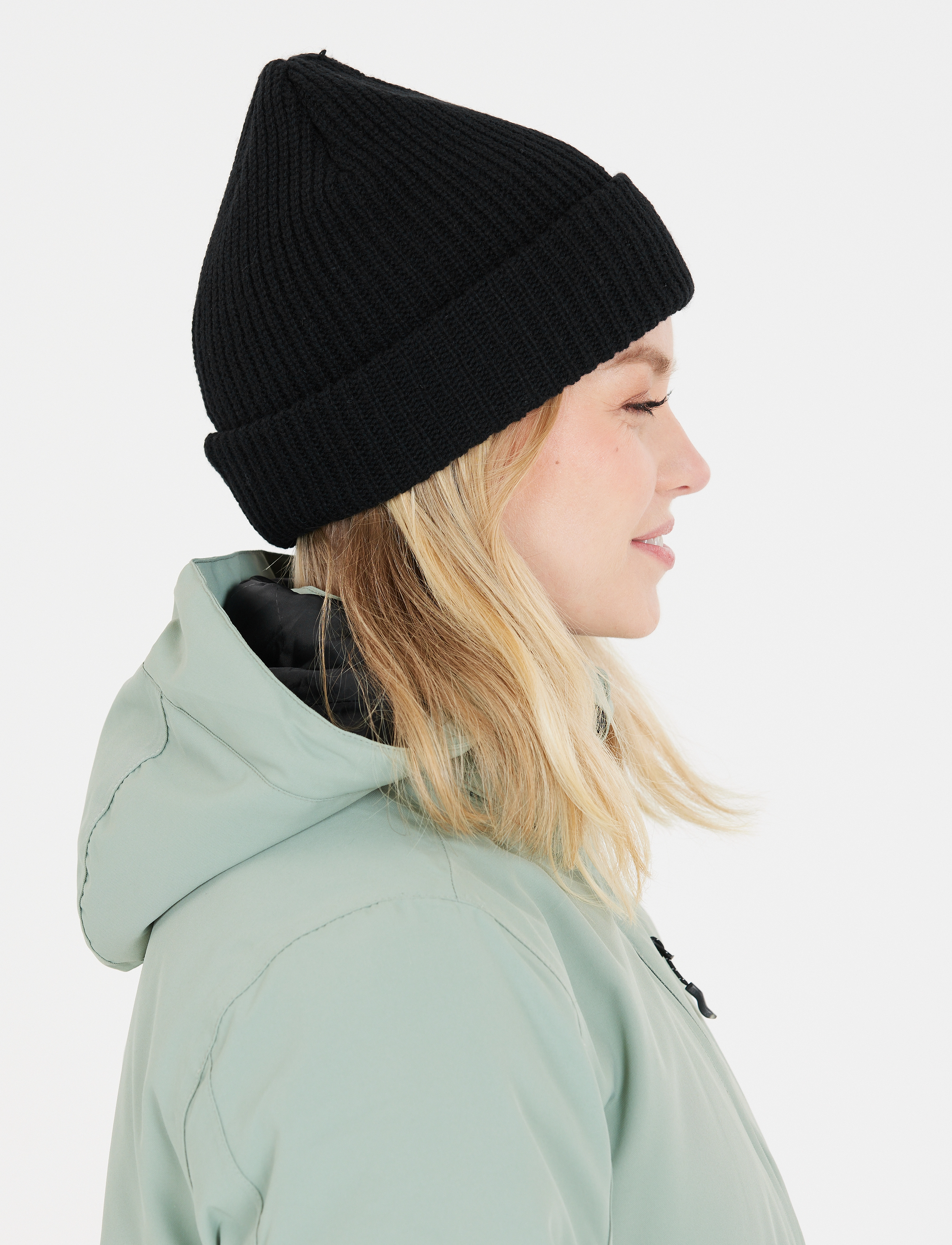 Whistler Tofino Knitted Wool Hat - Tilbehør - BLACK / black