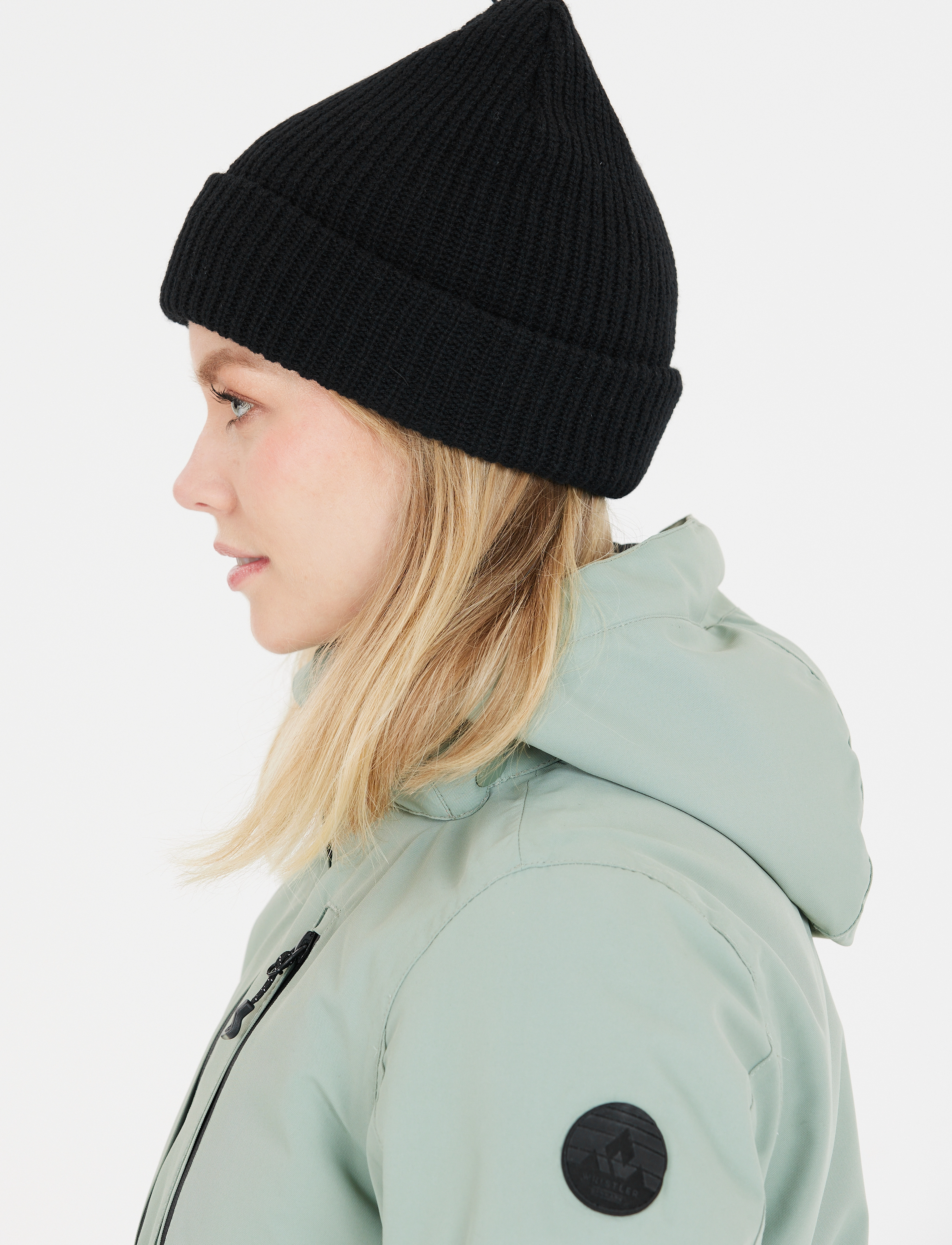 Whistler - Tofino Knitted Wool Hat - beanies - black - 3