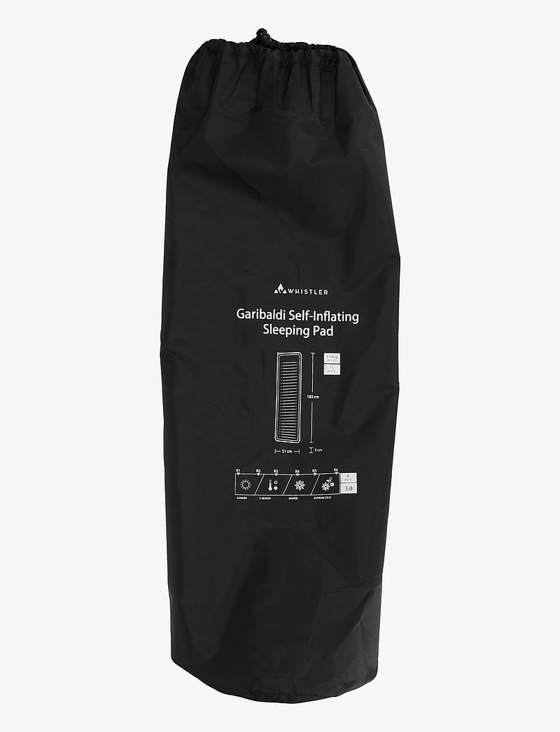 Whistler - Garibaldi 3cm Self-Inflating Sleepi - wanderausrüstung - black - 3