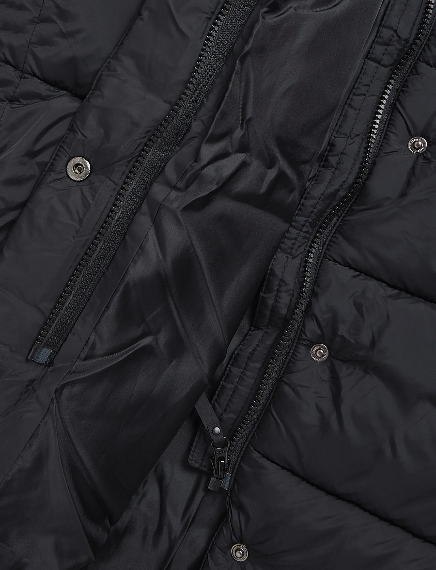 Whistler - Amaretto W Long Puffer Vest - outdoor - black - 4