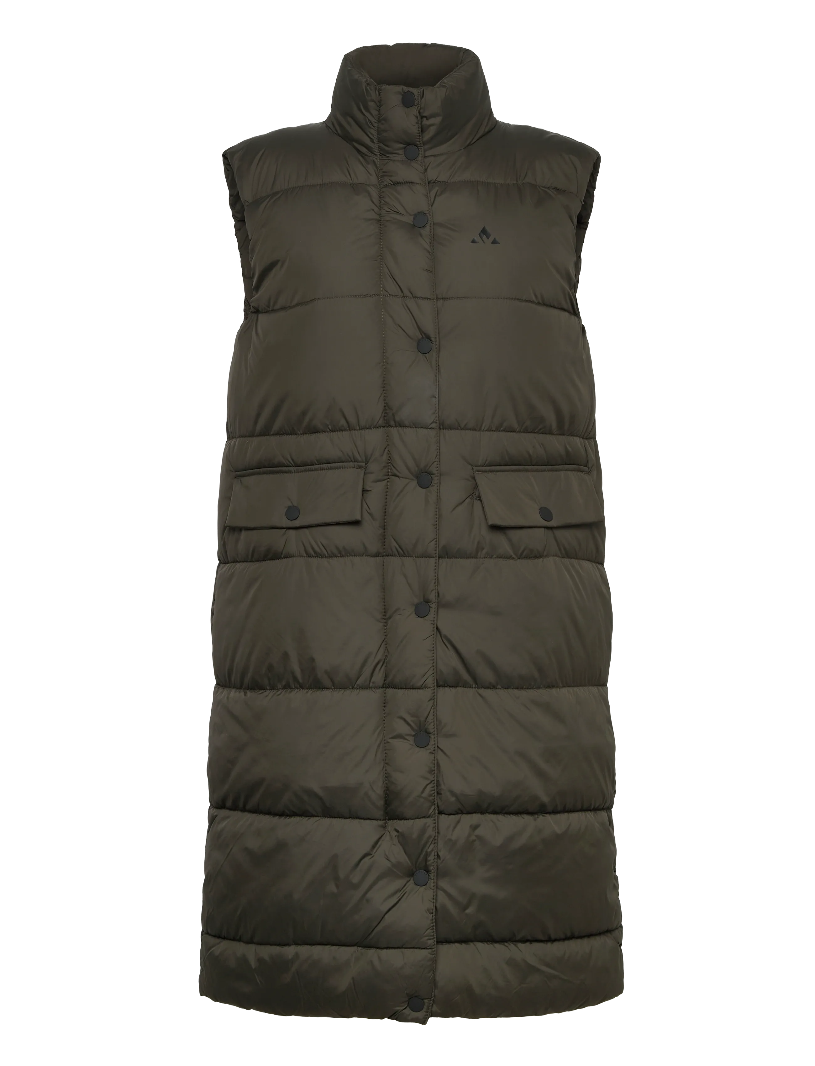 WHISTLER Amaretto W Long Puffer Vest Khaki - 42 - Damen