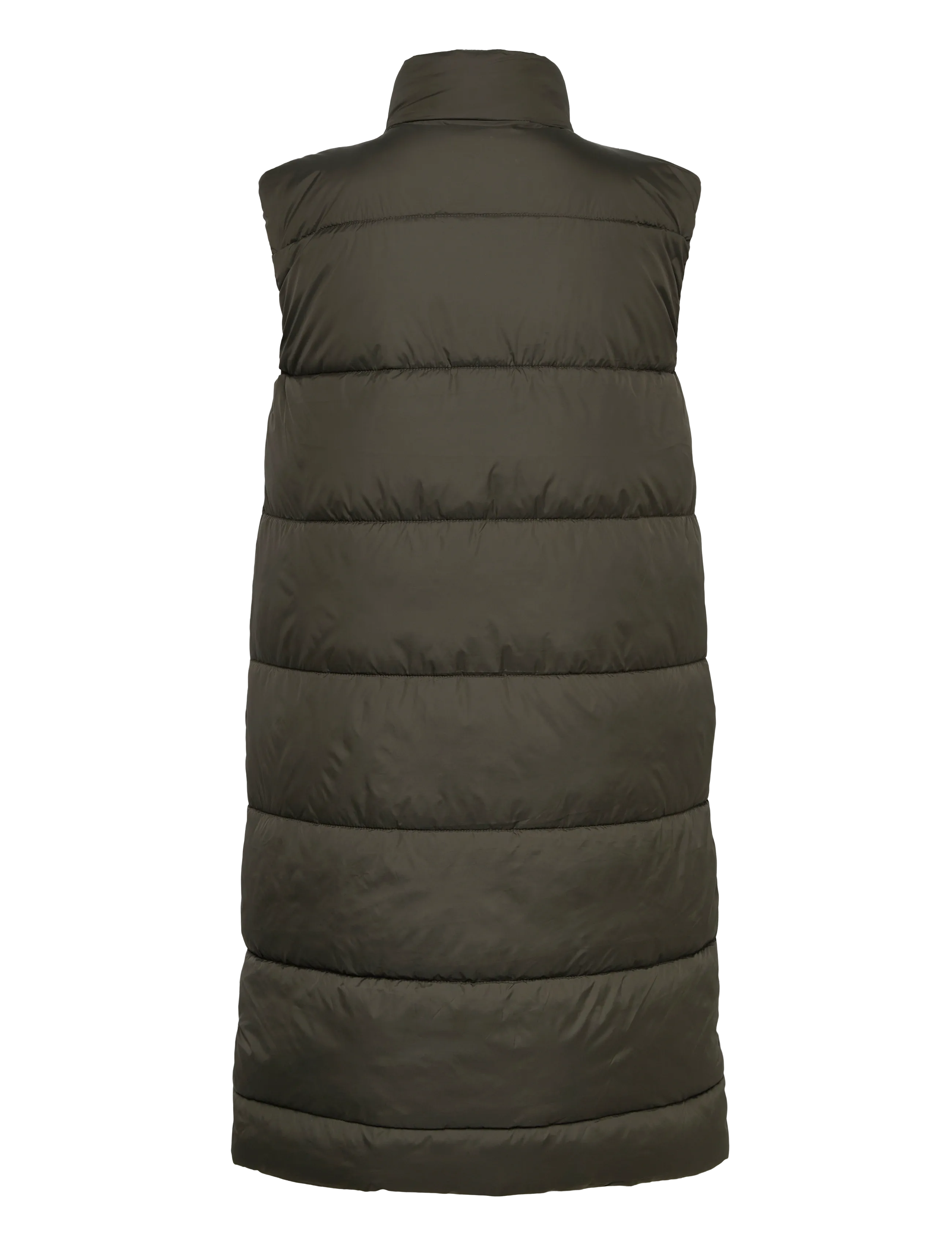 Whistler - Amaretto W Long Puffer Vest - overtøj - black ink - 1