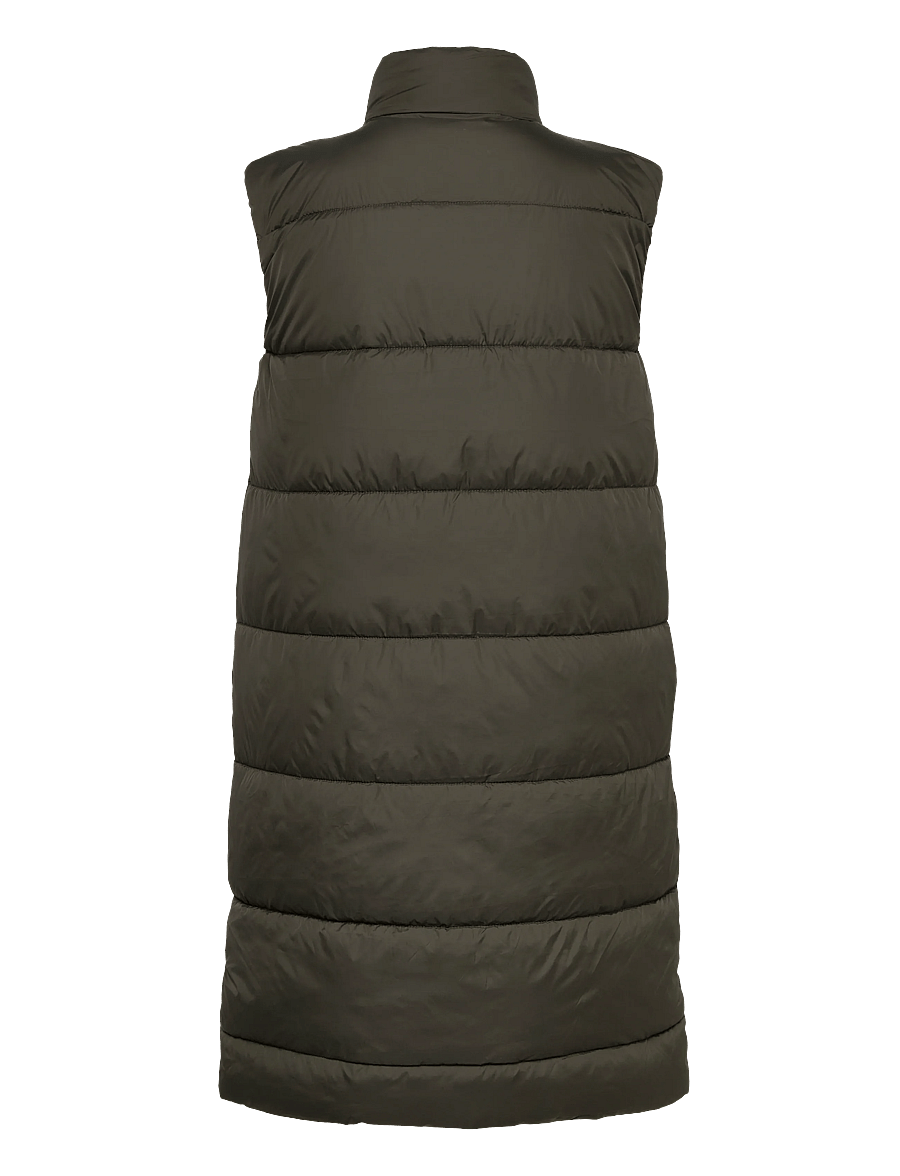 Whistler - Amaretto W Long Puffer Vest - overtøj - black ink - 1