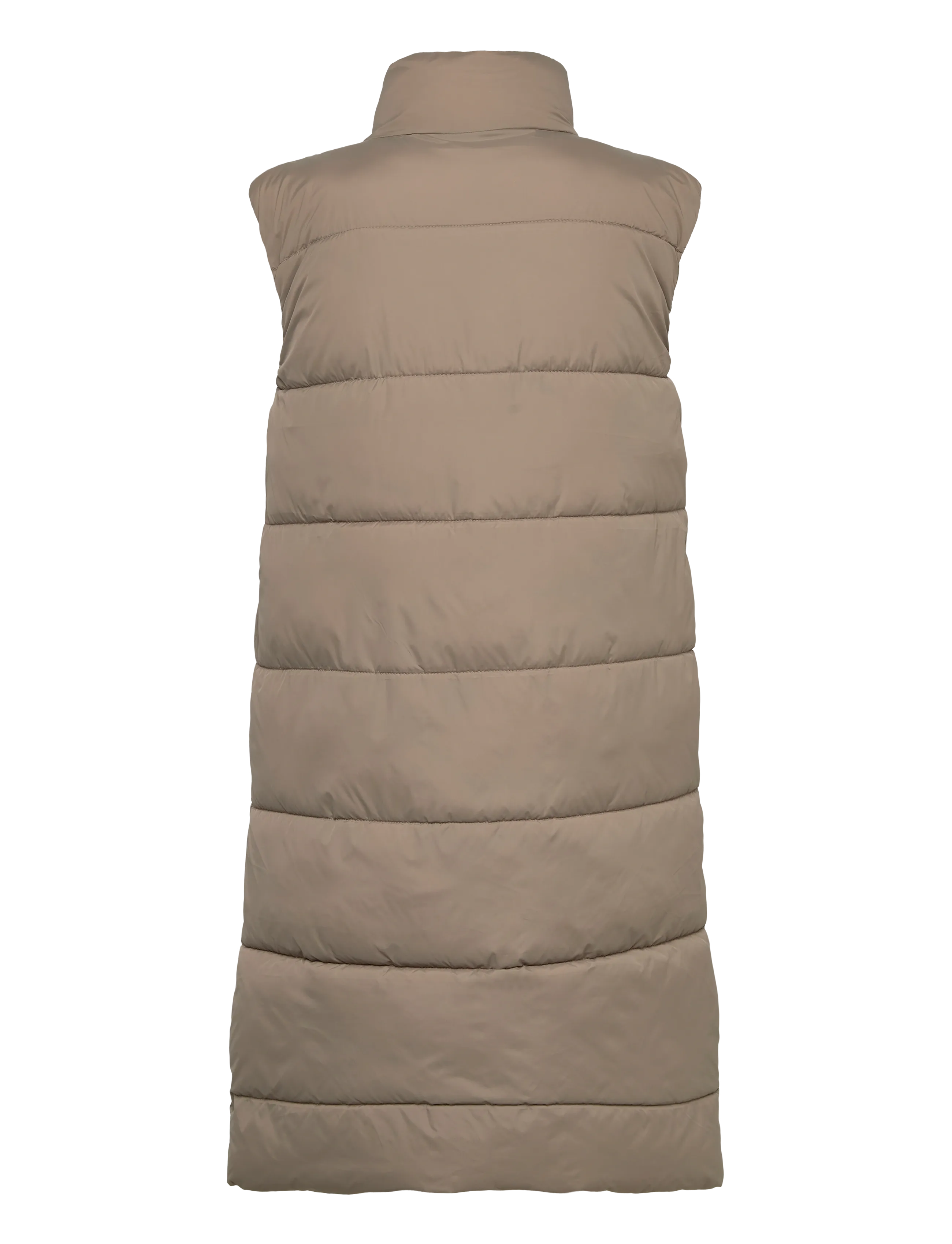 Whistler - Amaretto W Long Puffer Vest - overtøj - fallen rock - 1