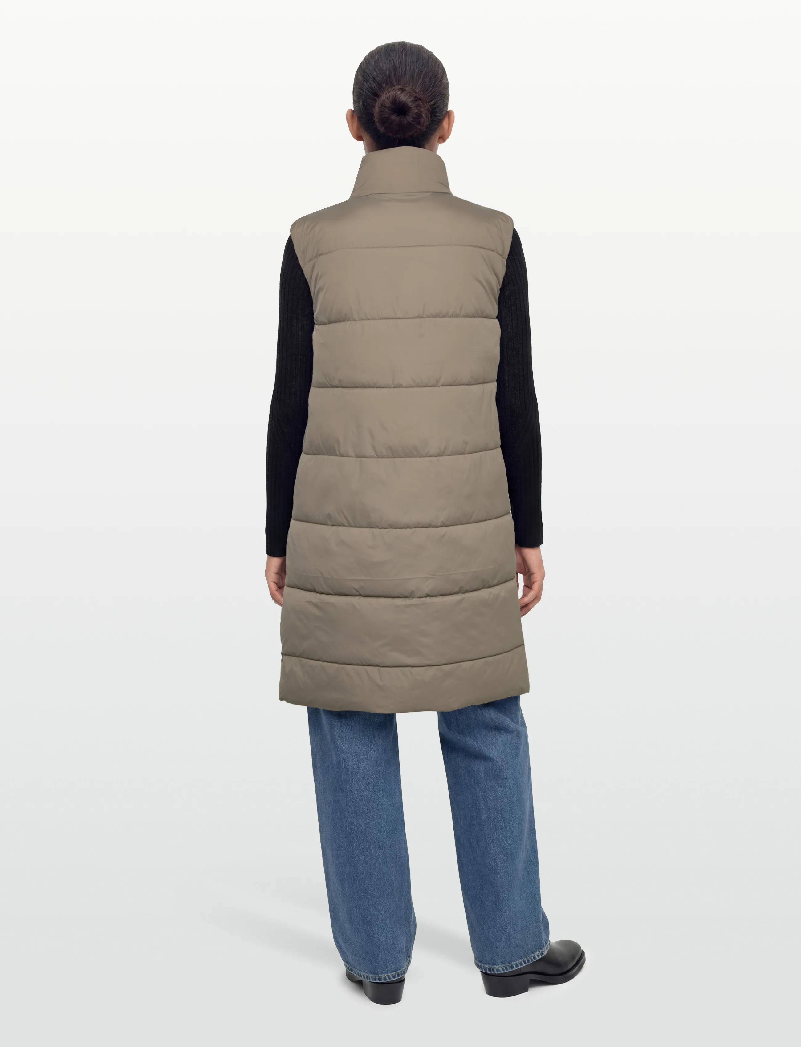 Whistler - Amaretto W Long Puffer Vest - outdoor - fallen rock - 4