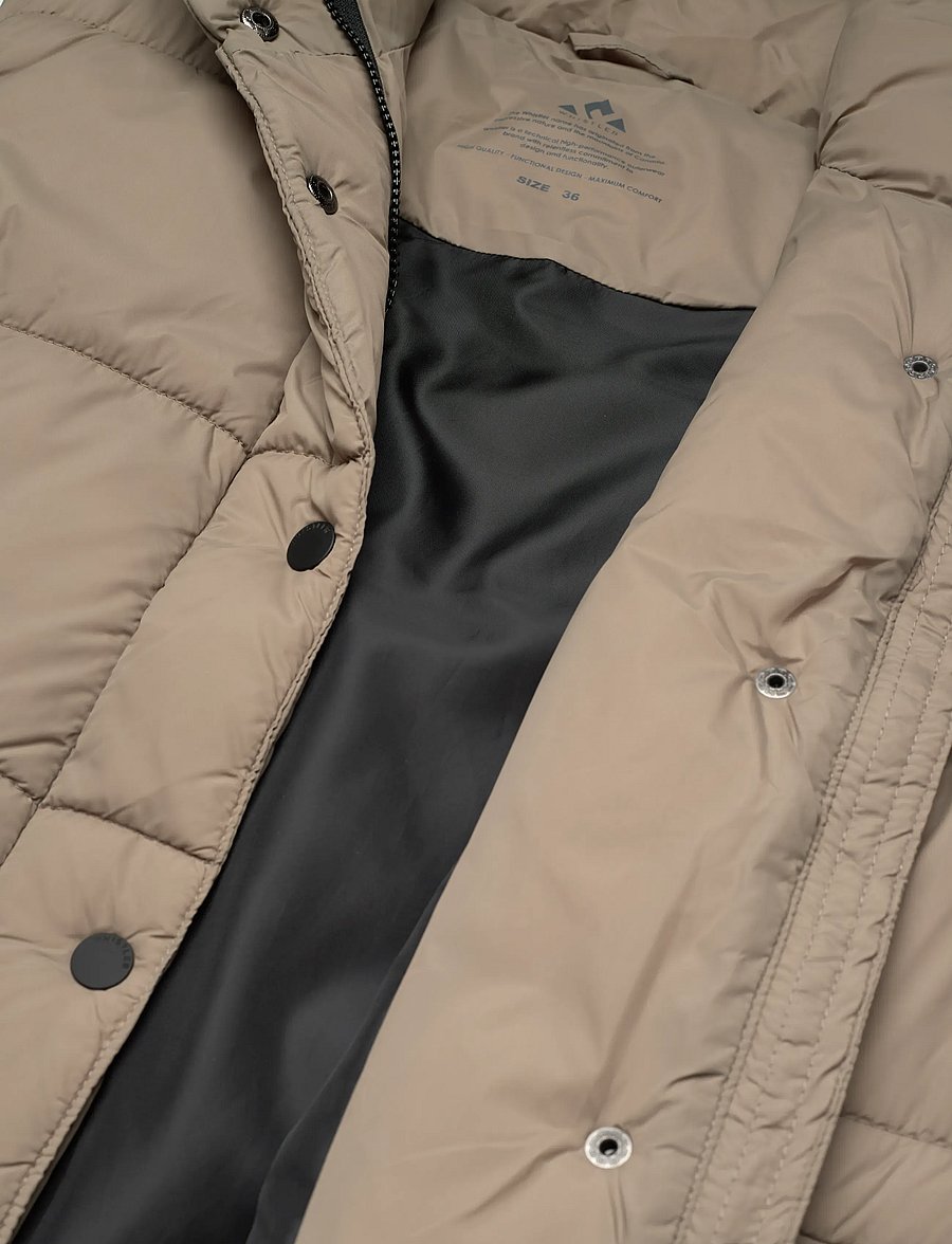 Whistler - Amaretto W Long Puffer Vest - overtøj - fallen rock - 4