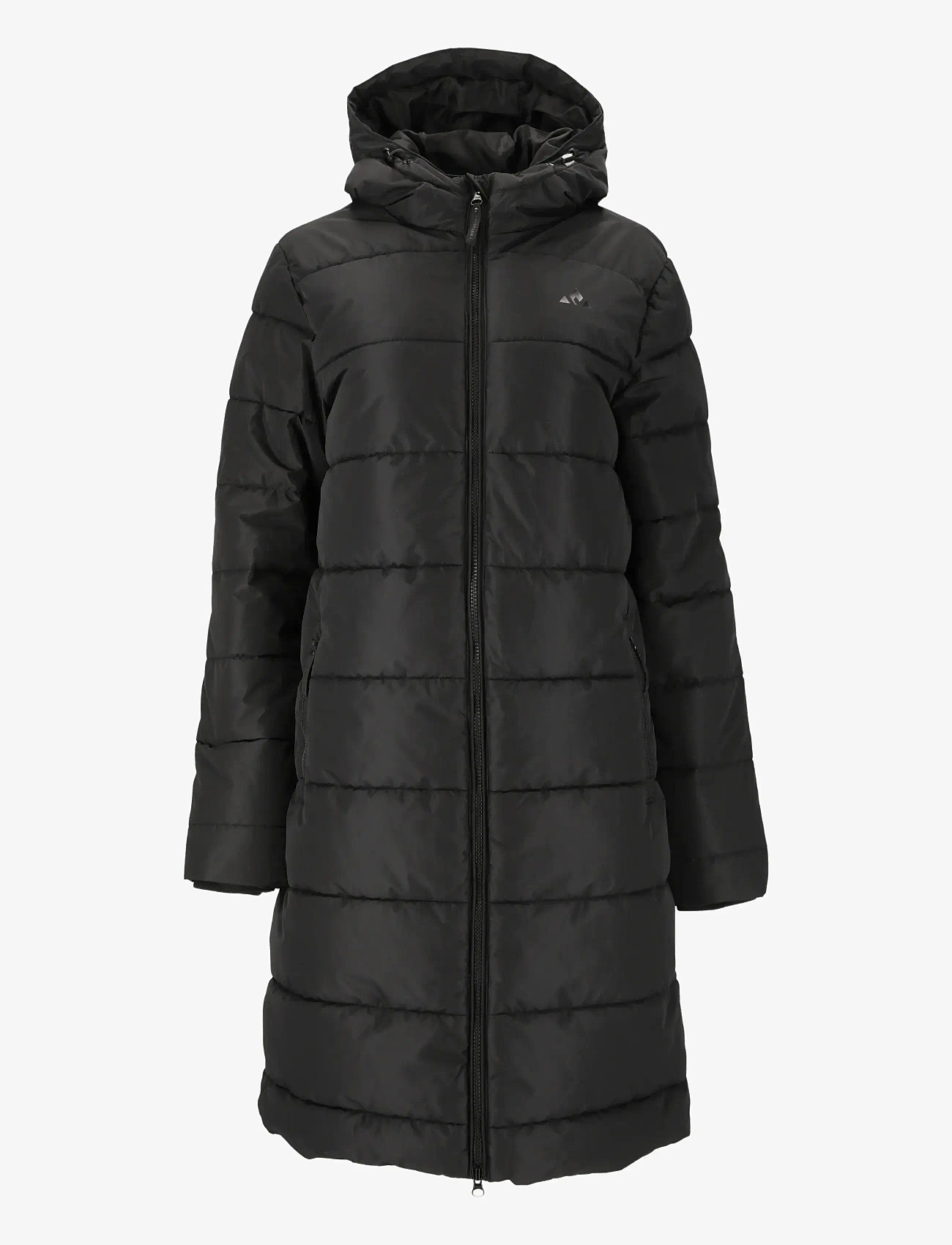 Whistler - Amaret W Long Puffer Jacket - padded coats - black - 0