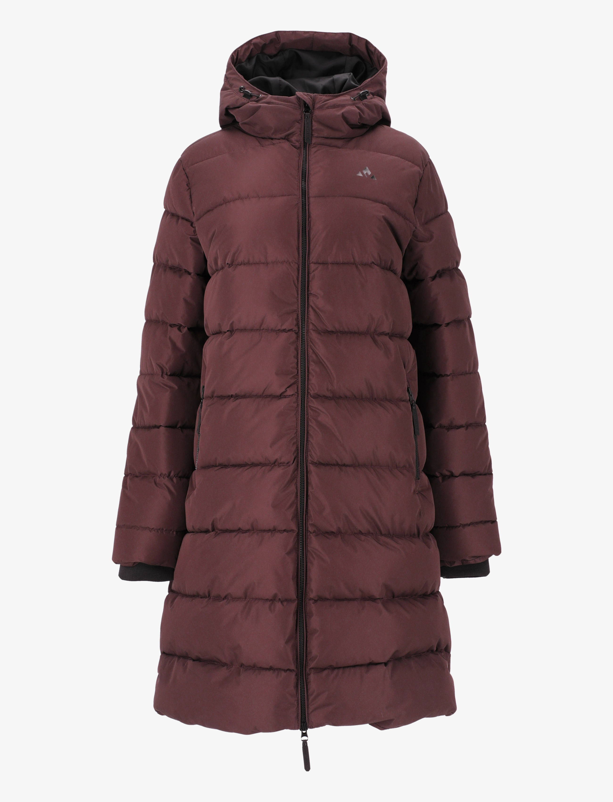 Amaret W Long Puffer Jacket - FUDGE