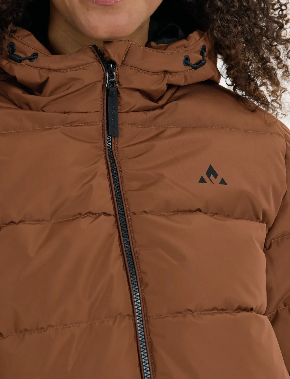 Whistler - Amaret W Long Puffer Jacket - daunenjacken - soft silt - 0