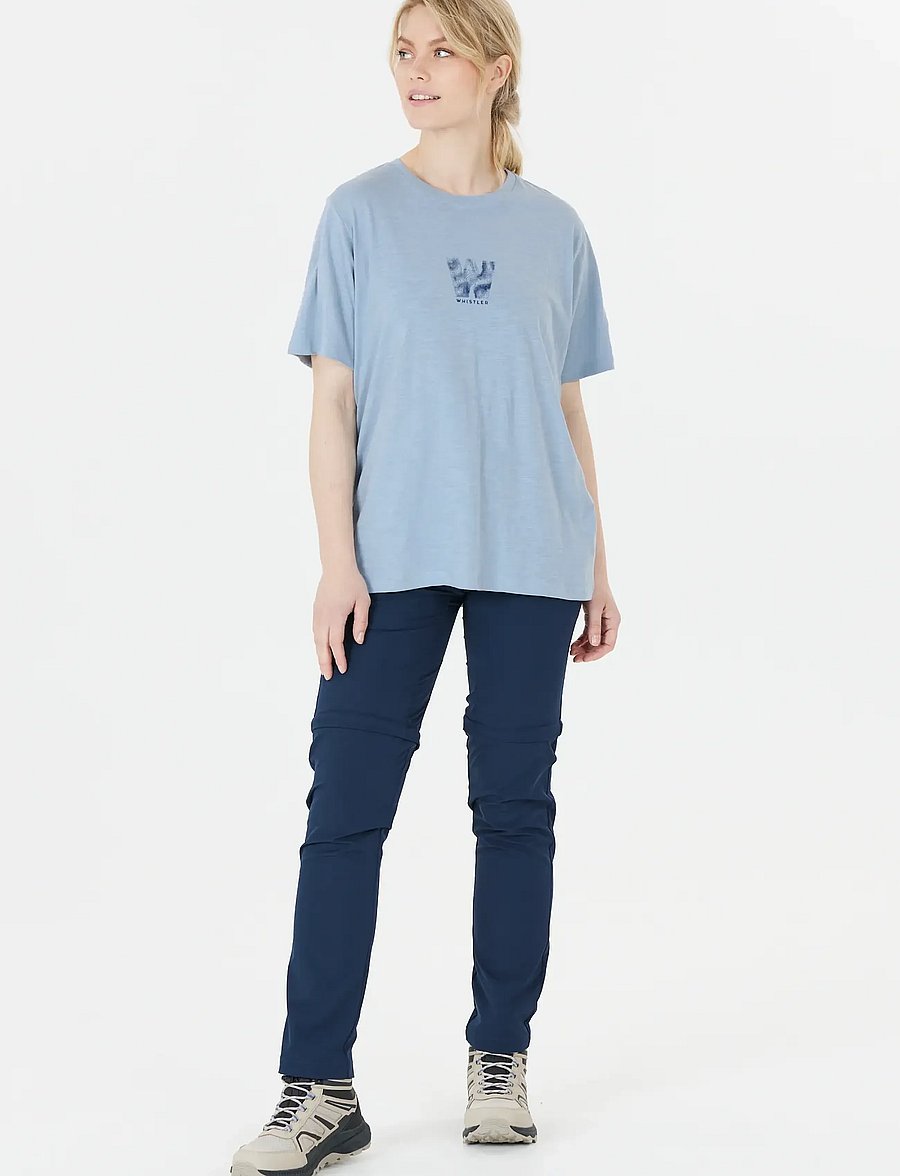 Whistler - Hockley W Printed Tee - t-shirts - dusty blue - 4