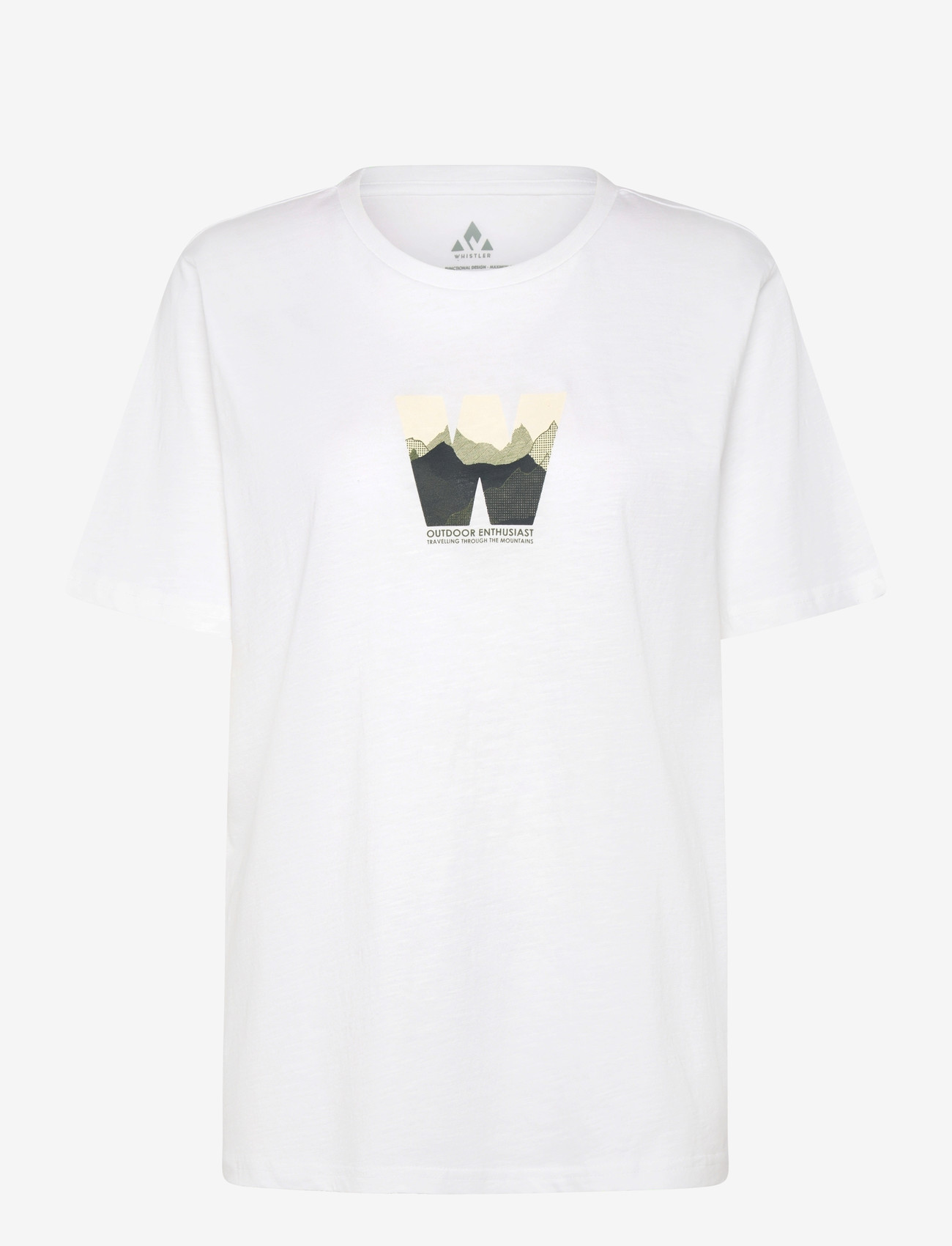 Whistler - Hockley W Printed Tee - t-shirts - white - 1