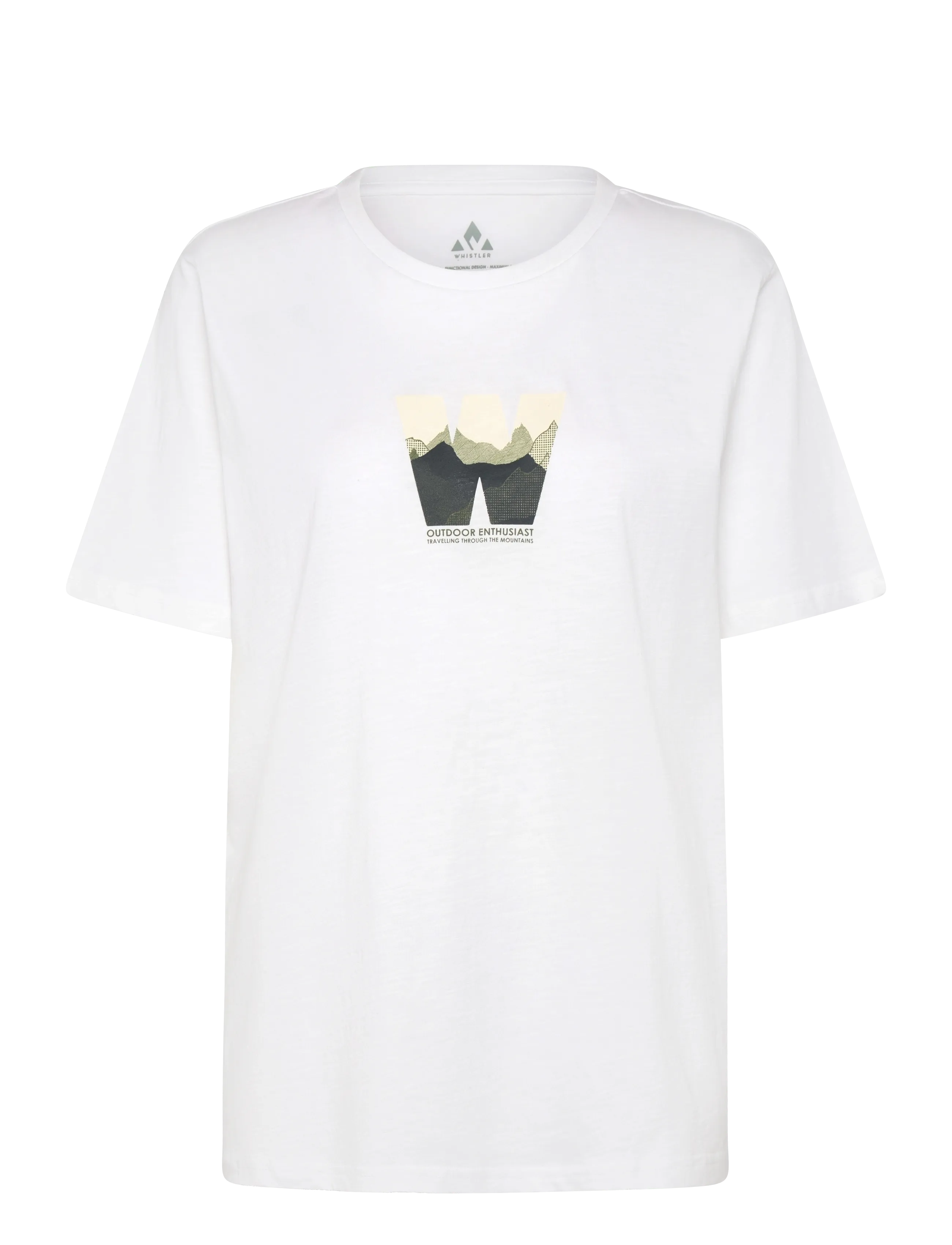 Whistler Hockley W Printed Tee - Whistler - WHITE / white