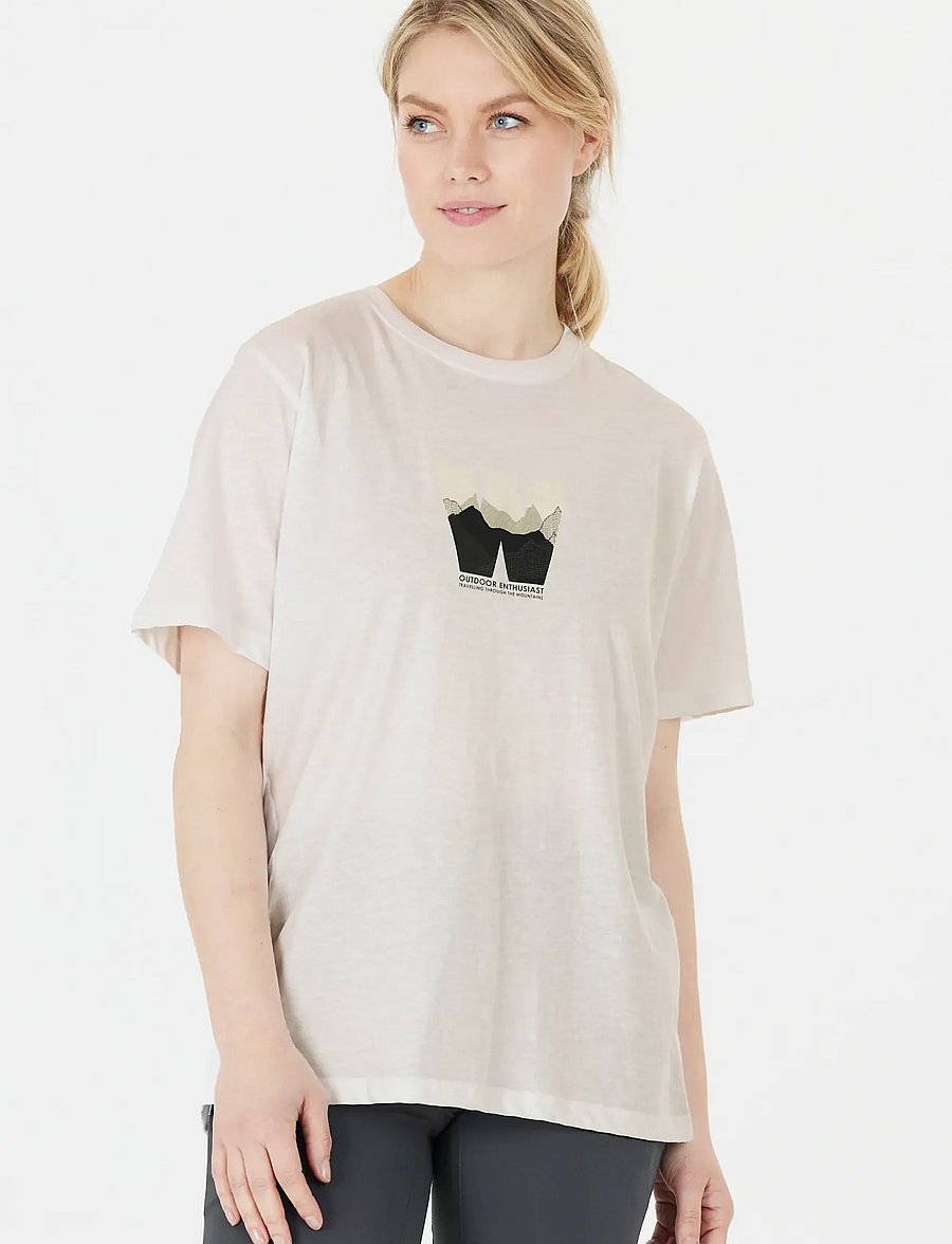 Whistler - Hockley W Printed Tee - t-shirts - white - 0