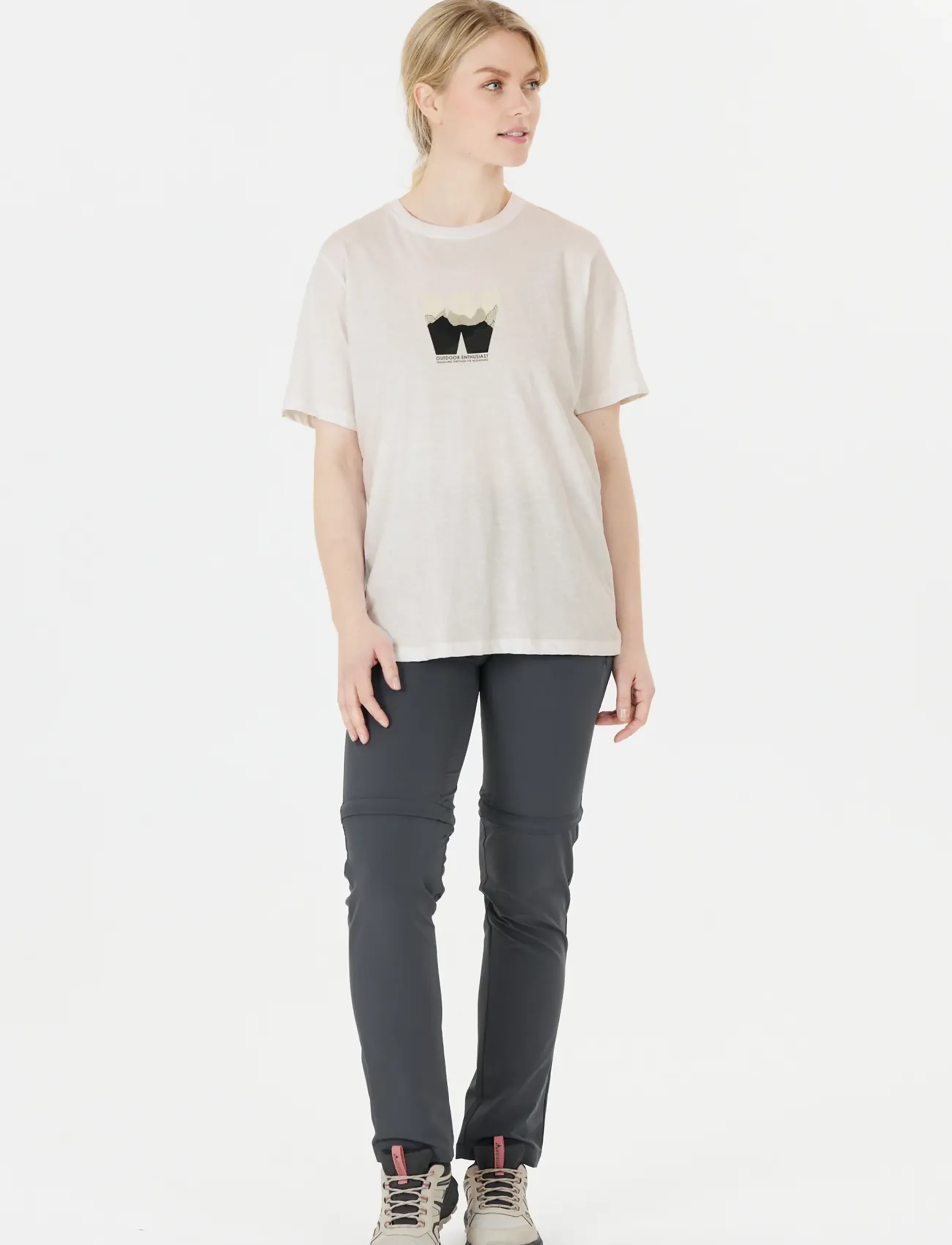 Whistler - Hockley W Printed Tee - alussärgid ja t-särgid - white - 4