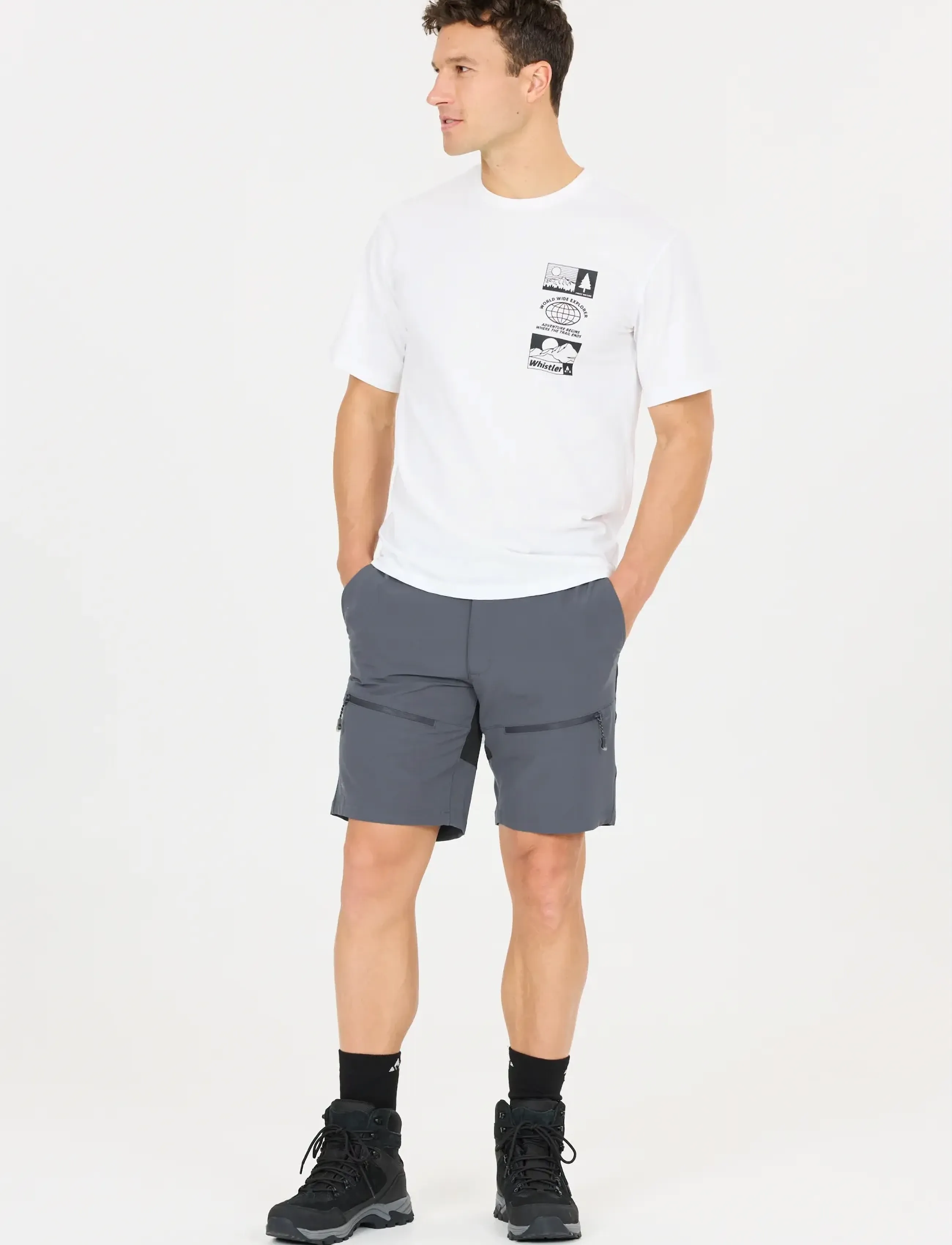 Whistler - Avatar M Outdoor Shorts - friluftsshorts - ombre blue - 4