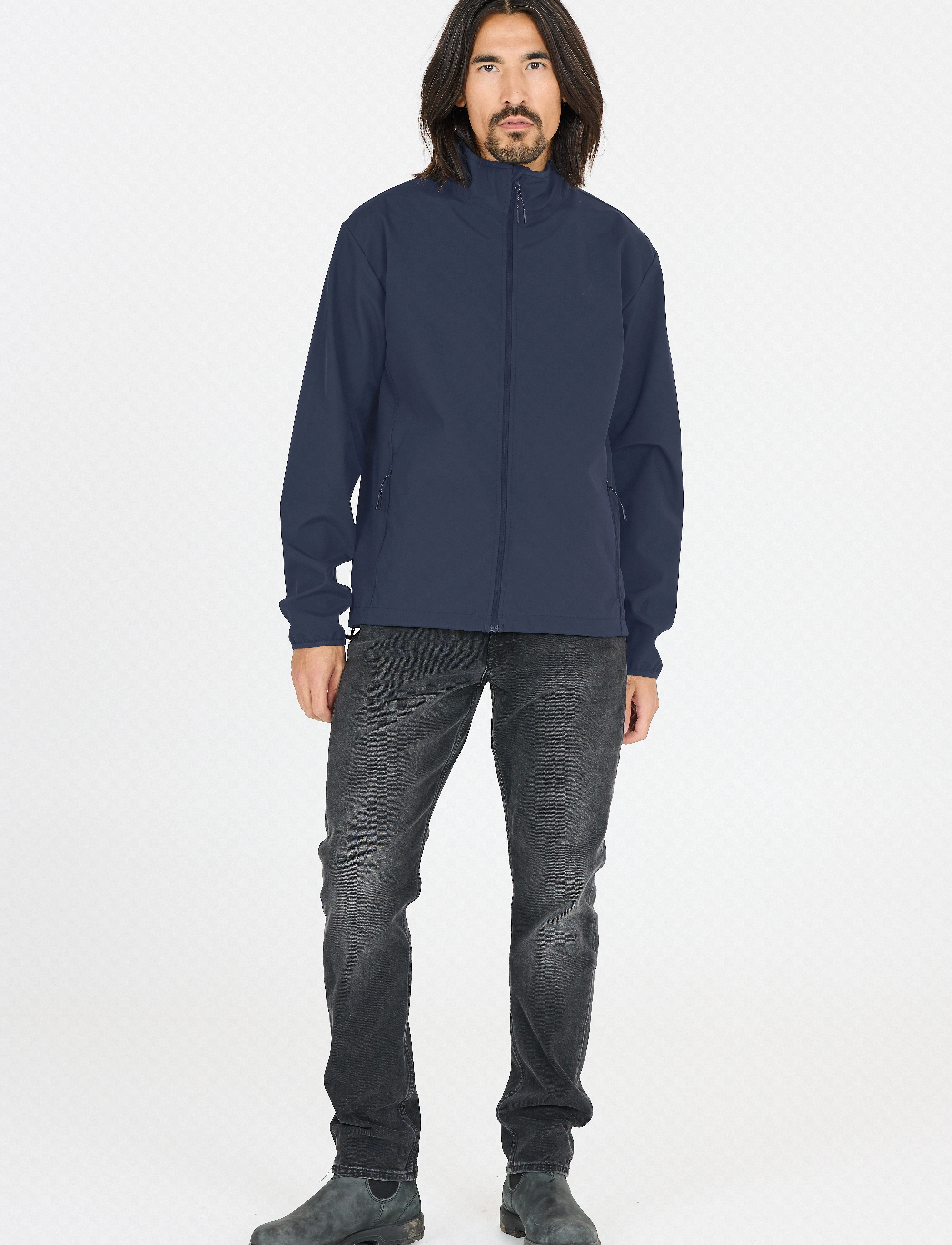 Whistler - Lango M Softshell Jacket - sportjackor - navy blazer - 5